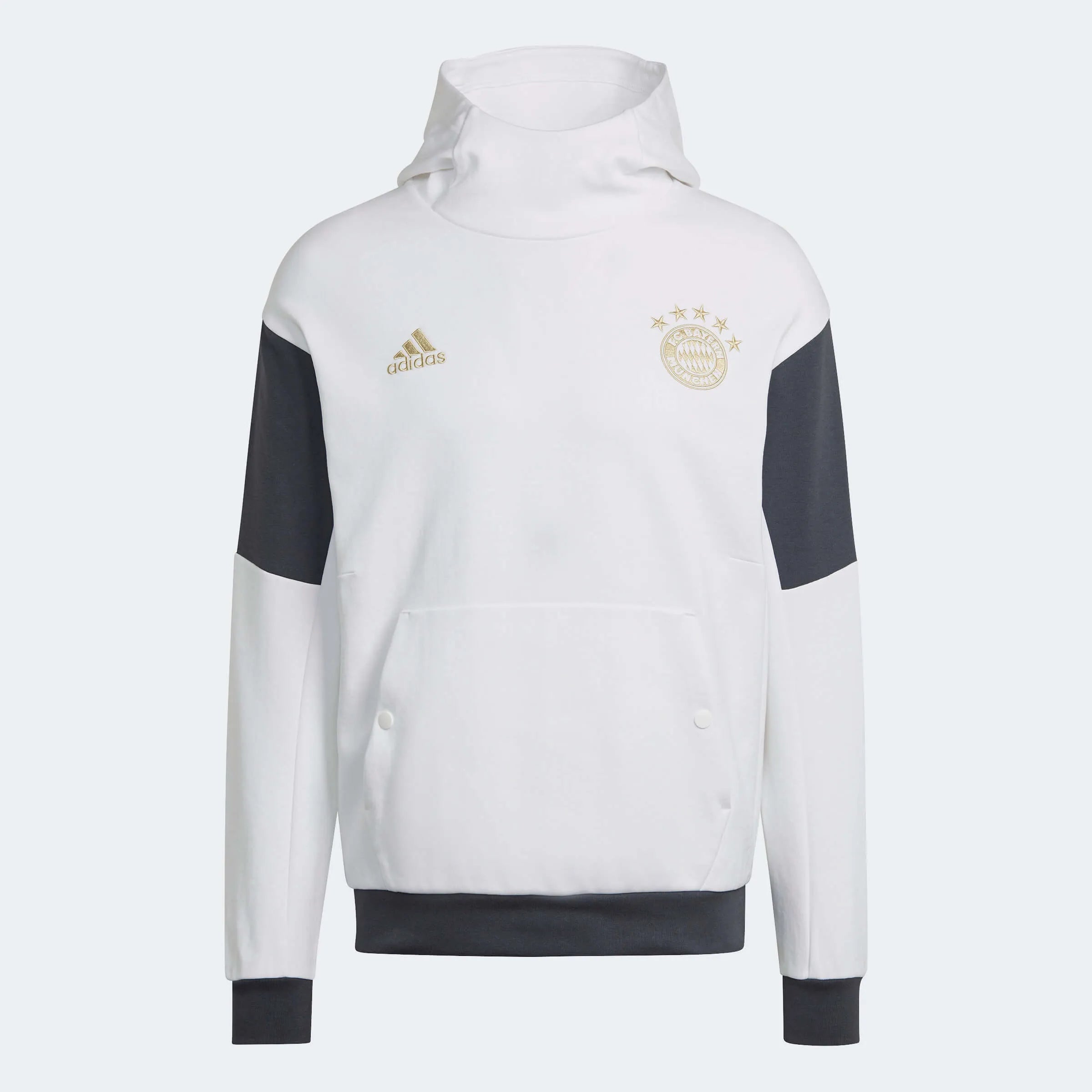 adidas 2022-23 Bayern Munich Travel Hoody - White (Front)