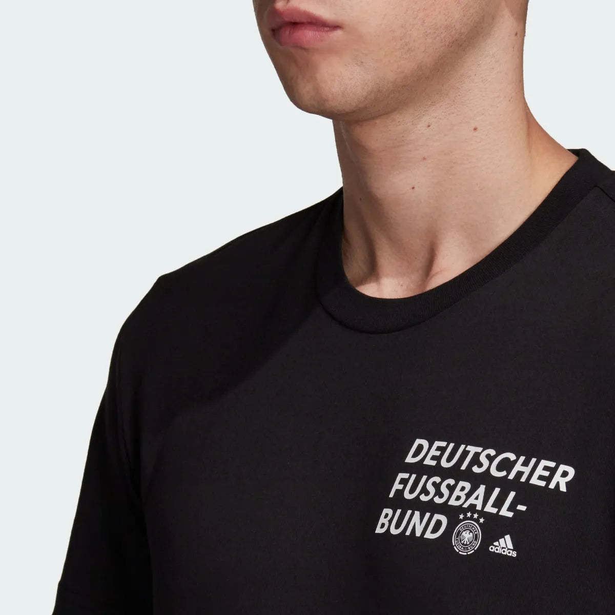 Adidas 2021-22 Germany Street Graphic Tee - Black