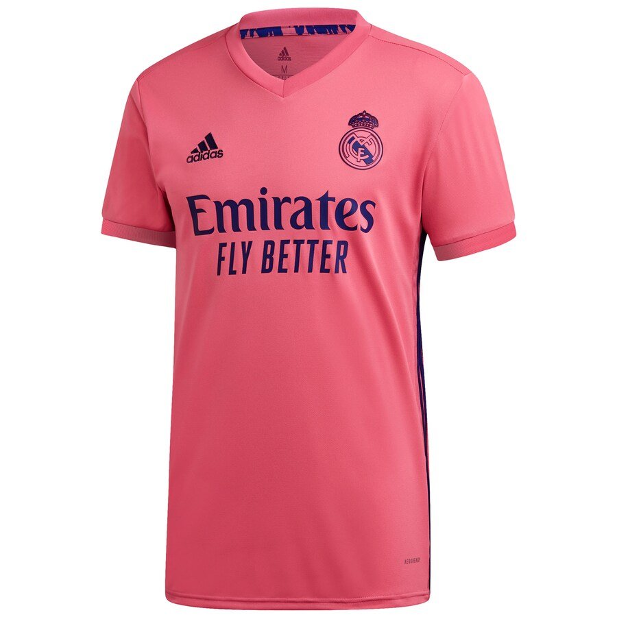  Real Madrid ユニフォーム ピンク L Adidas 2020-21 Real Madrid Authentic Away Soccer Jersey - Pink
