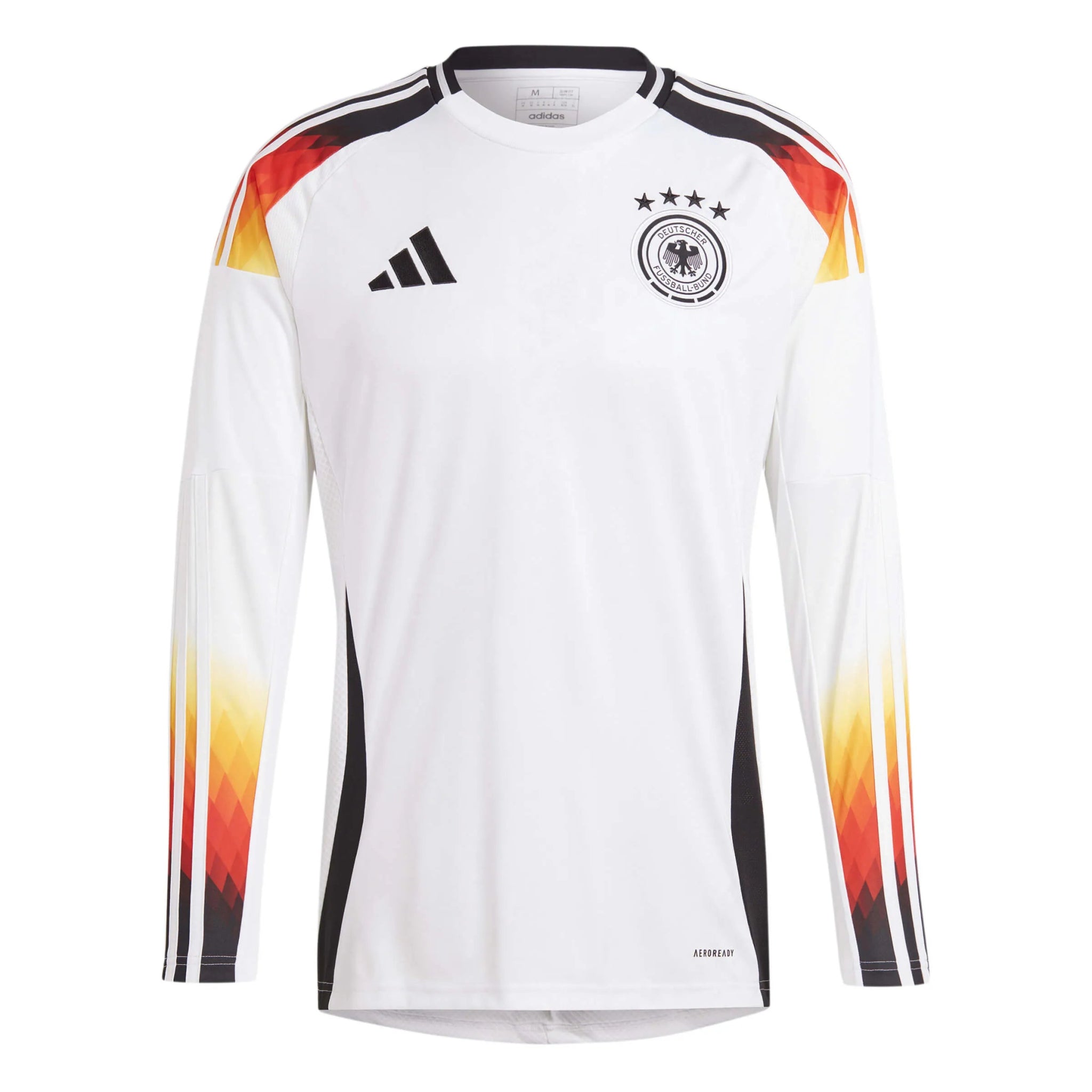 adidas 2024-25 Germany Men's Stadium Home Long-Sleeve Soccer