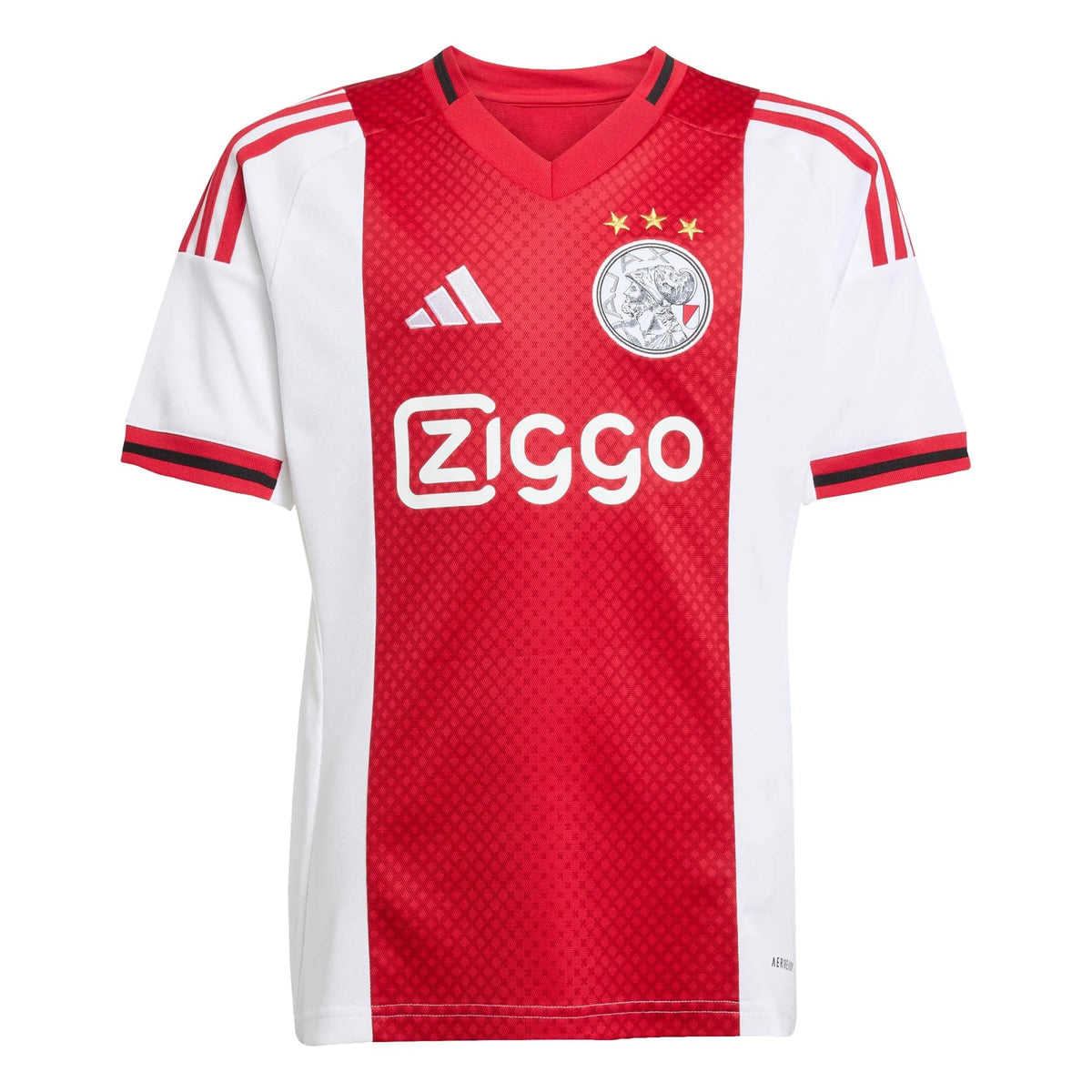 adidas 2025-26 Ajax Youth Stadium Home Soccer Jersey
