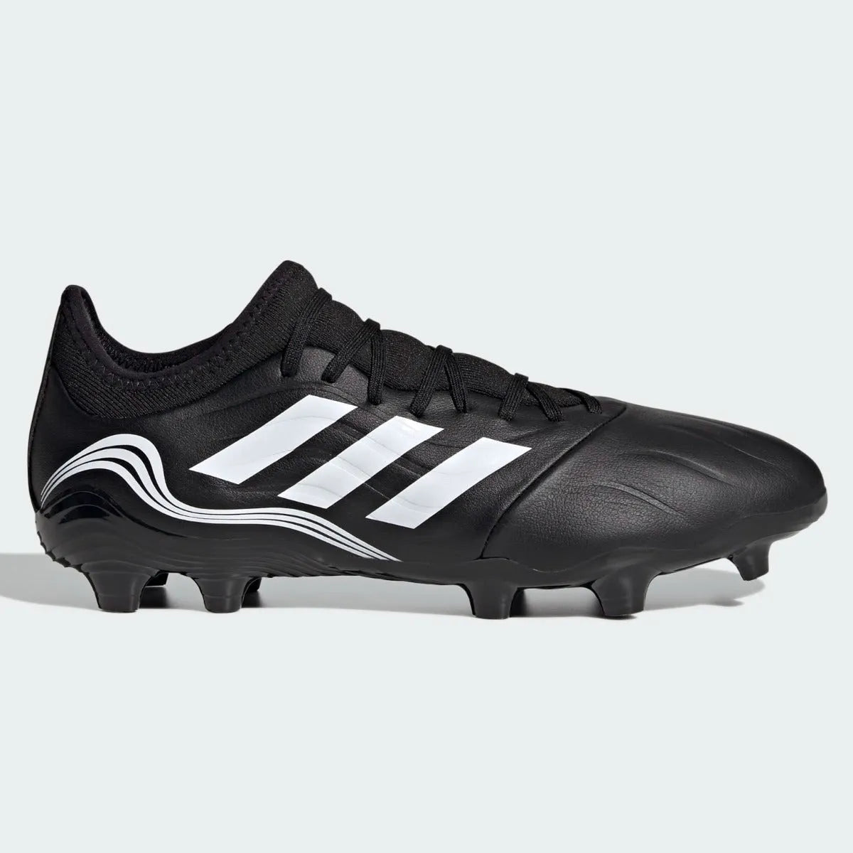 Adidas Copa Sense .3 FG - Black-White Soccer Cleats – ProSoccer Adidas Copa Sense .3 FG - Black-White Soccer Cleats – ProSoccer