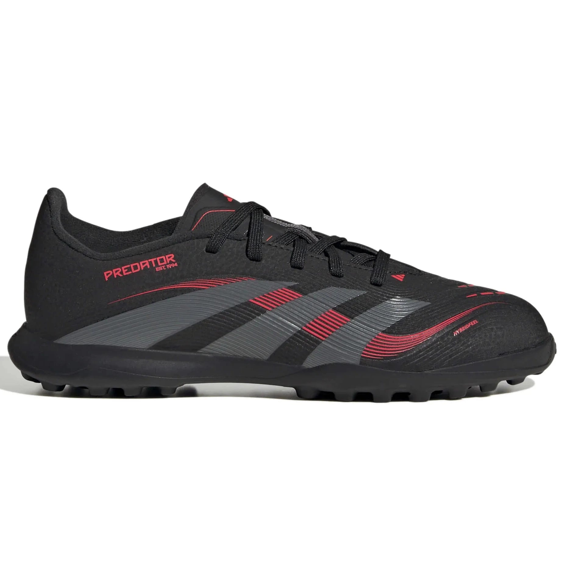 adidas Predator League Turf Soccer Shoes Kids - Kids - Core Black Four / Red