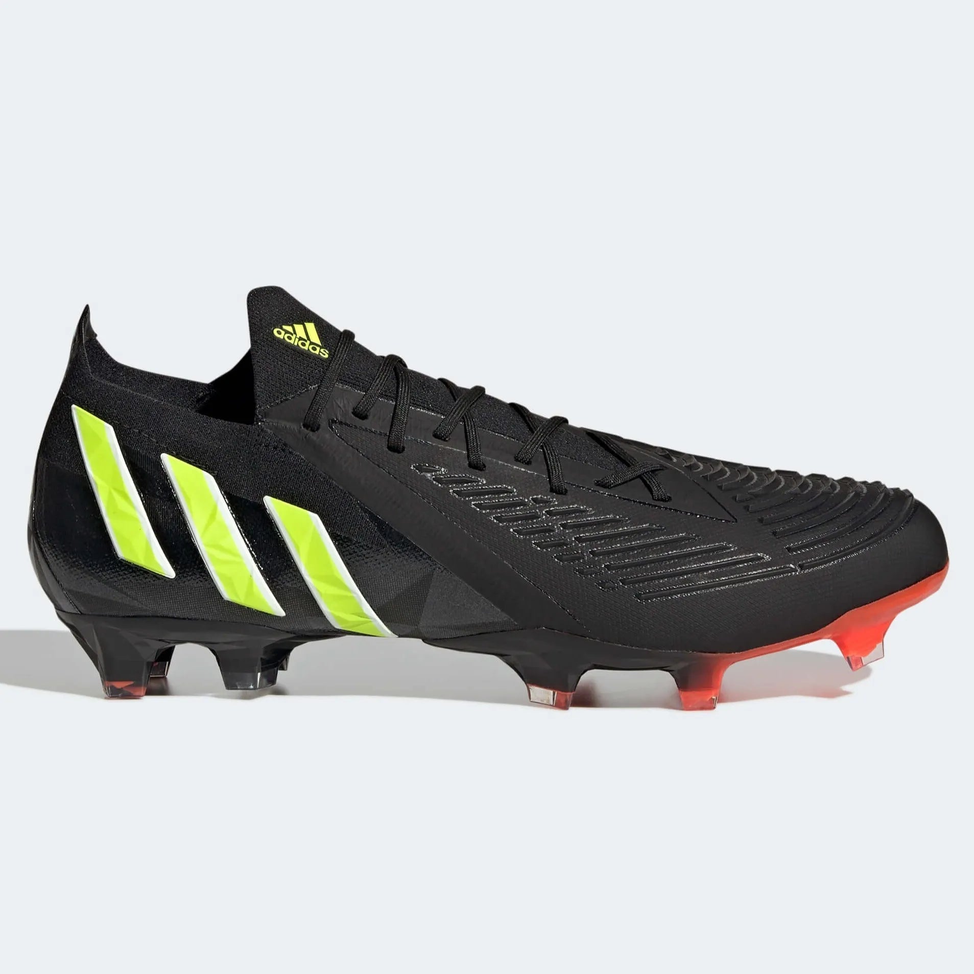 adidas Predator Edge .1 Low FG - Black-Solar Yellow Soccer Cleats