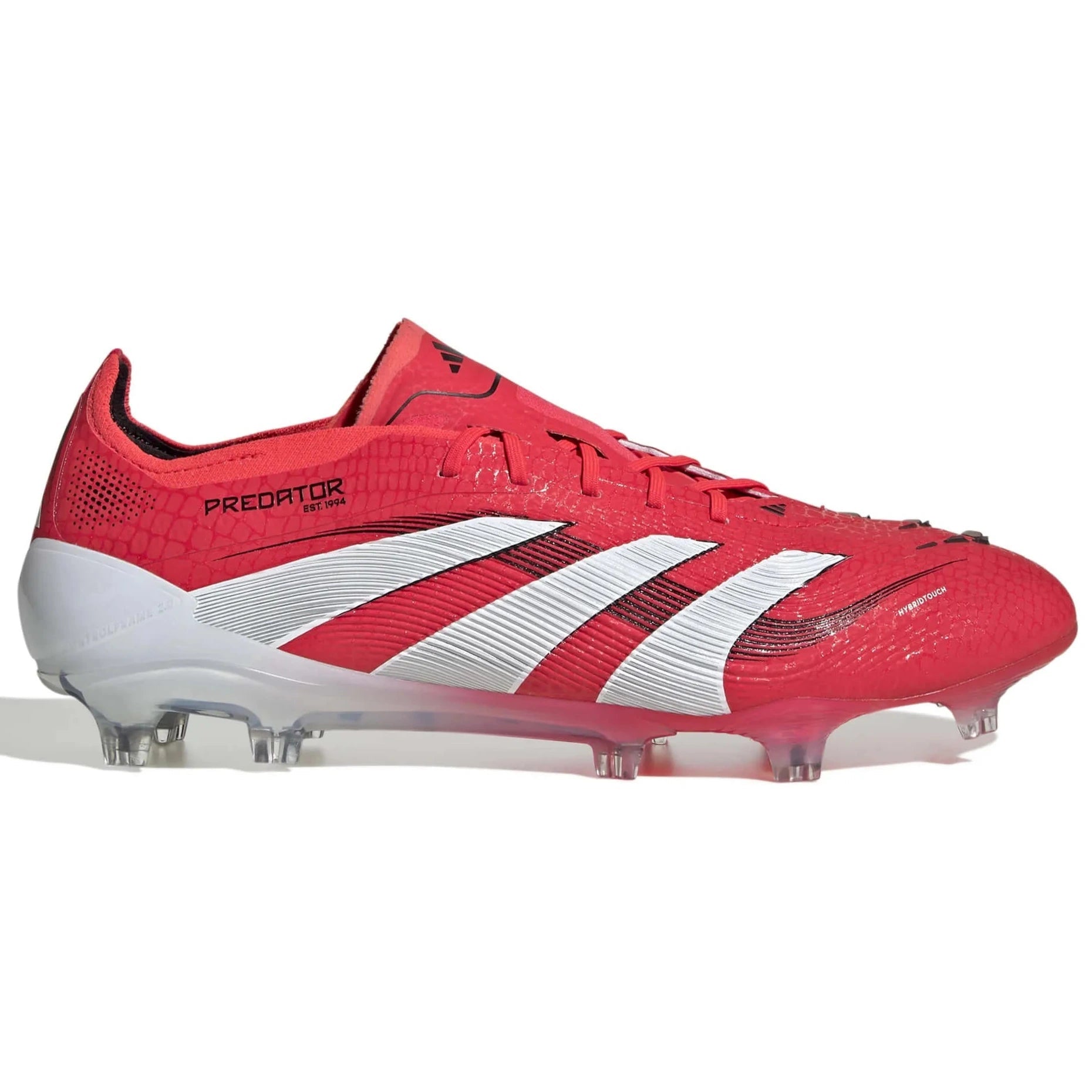 adidas Men's Predator Elite Firm Ground Soccer Cleats - Lucid Red/Cloud White/Core Black / 4 adidas Men's Predator Elite Firm Ground Soccer Cleats - Lucid Red/Cloud White/Core Black / 4