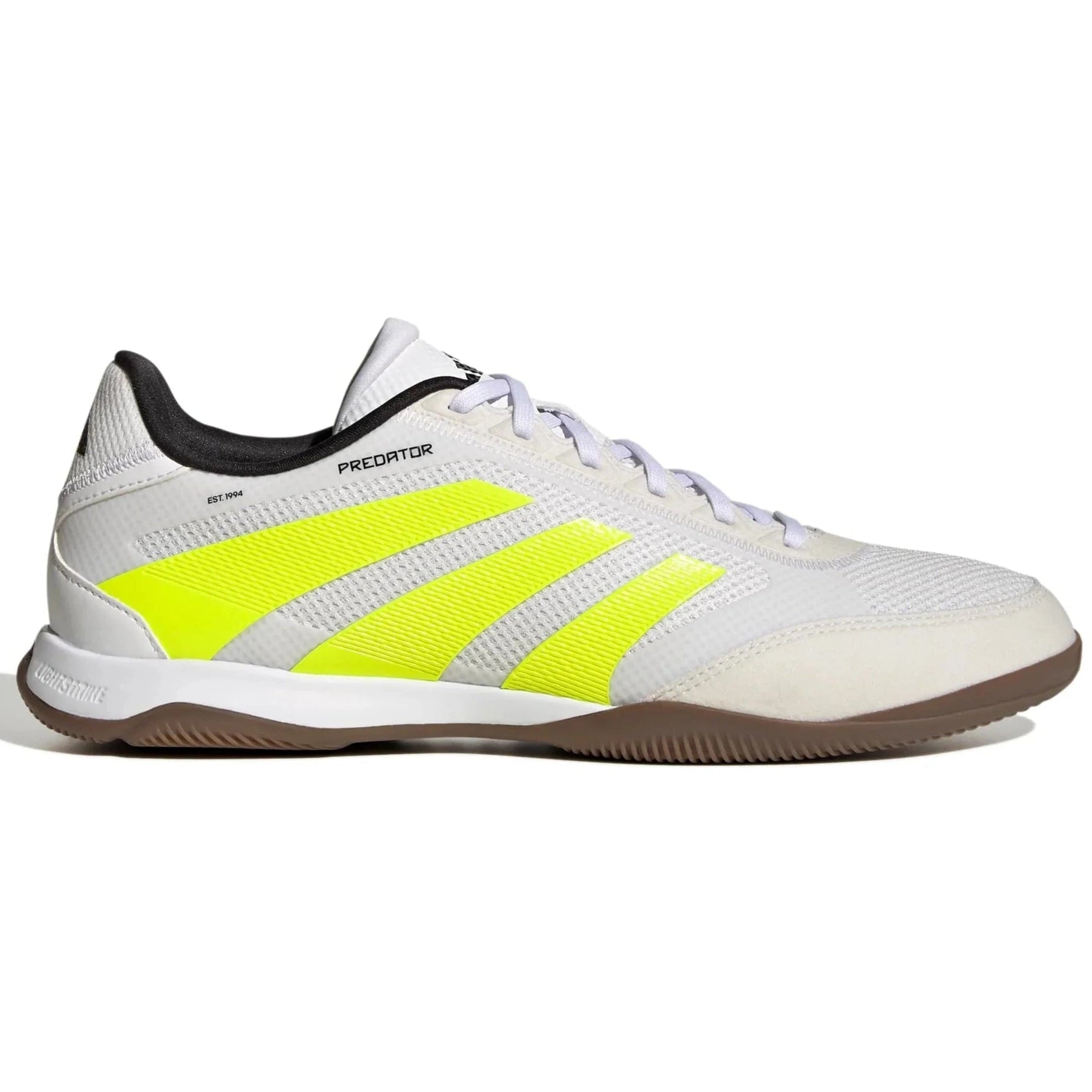 adidas gazelle silver green womens adidas Predator League Indoor Soccer Shoes (White/Lucid Lemon/Black) 10 M / 11 W
