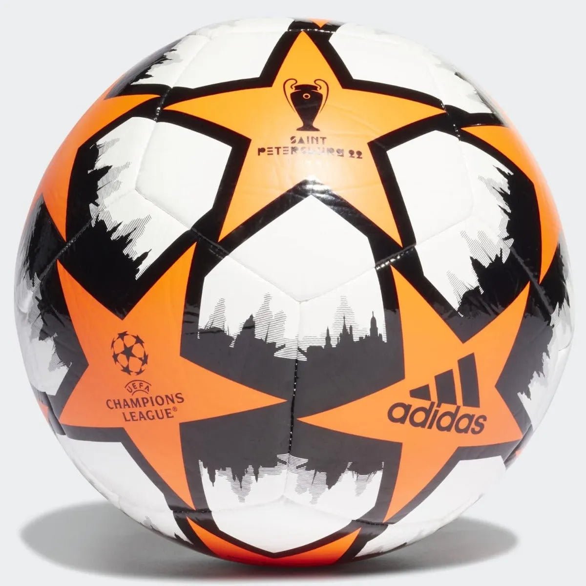 adidas UCL Club St. Petersburg Soccer Ball - Orange-White-Black