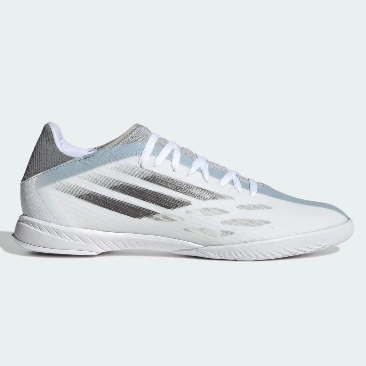 Adidas X Speedflow .3 IN - White-Iron Metallic – ProSoccer