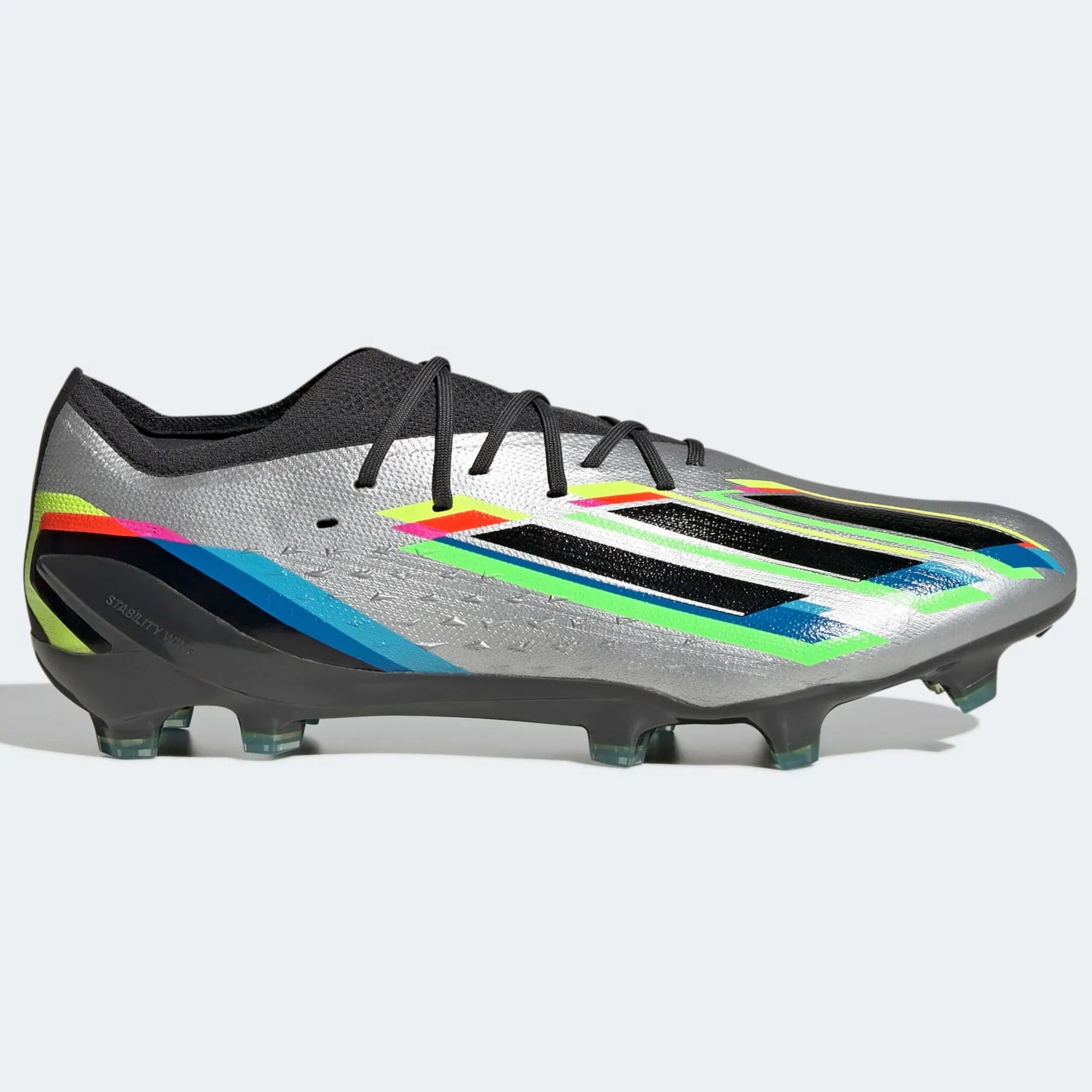adidas X Speedportal.1 FG - Silver-Black-Yellow Soccer Cleats