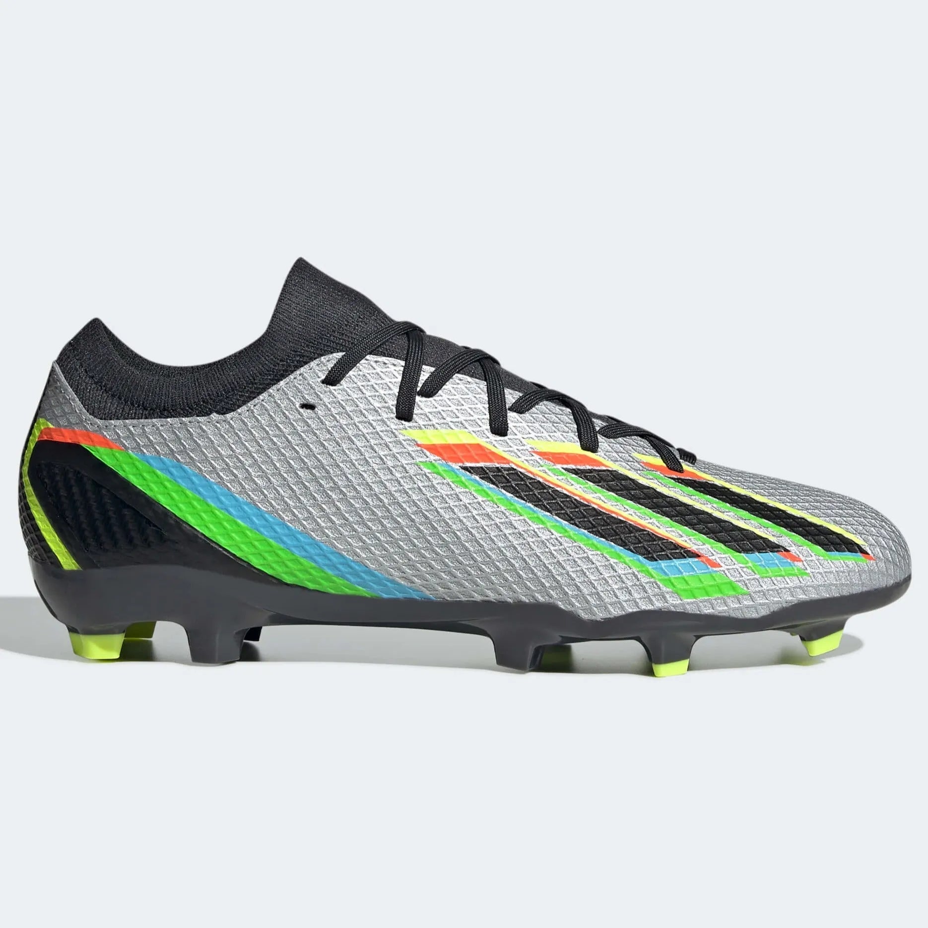 adidas X Speedportal.3 FG - Silver-Black-Yellow Soccer Cleats