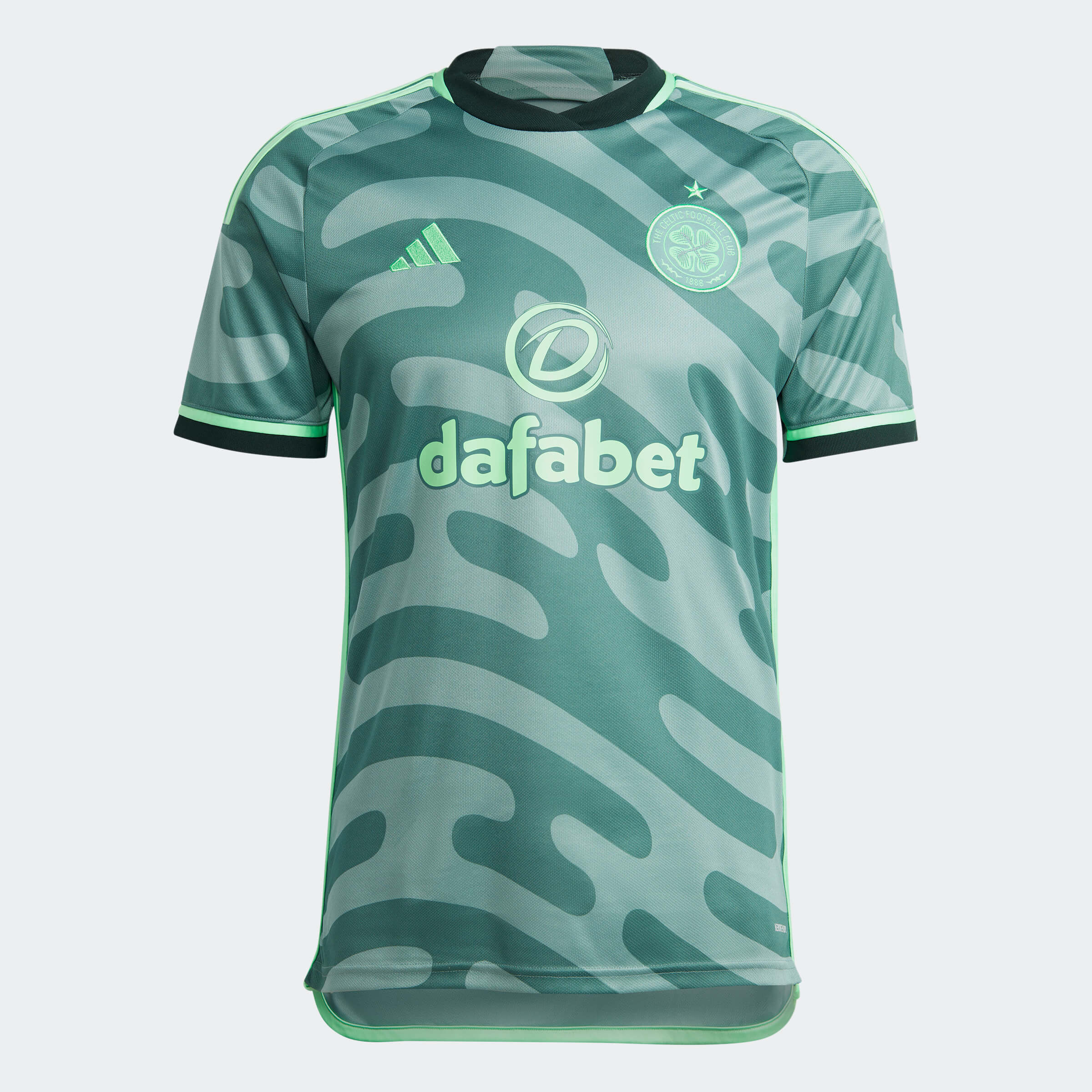adidas Celtic FC Away Men's Soccer Jersey- 2020/21 (2XL) Green