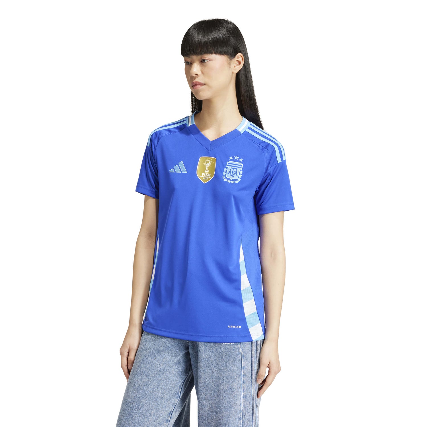 adidas 2024-25 Argentina Women's Stadium Away Jersey (Model - Front)
