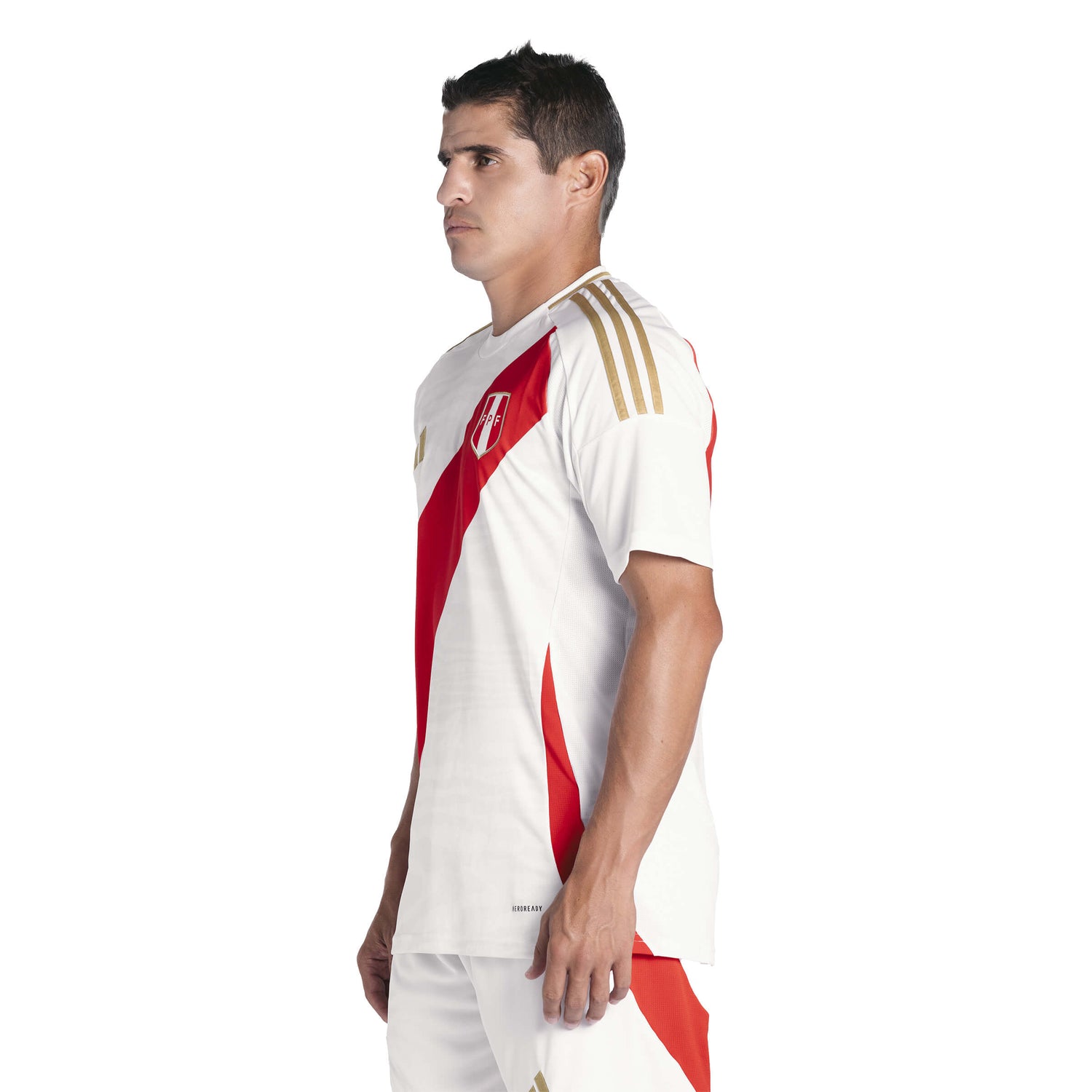 adidas 2024-25 Peru Men's Stadium Home Jersey (Model - SIde)