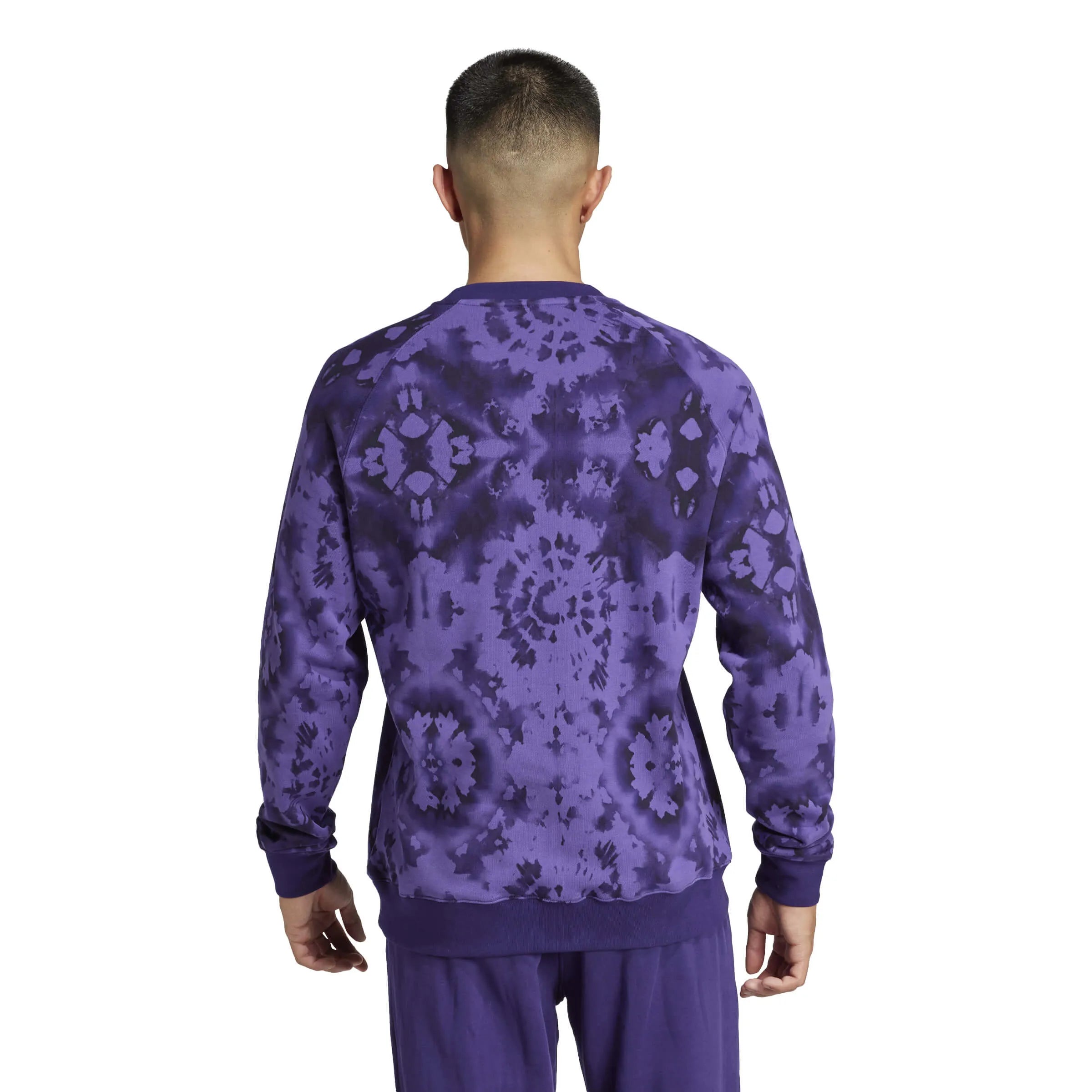 adidas 2024-25 Real Madrid Men's CNY Crewneck Sweatshirt (Model - Back)