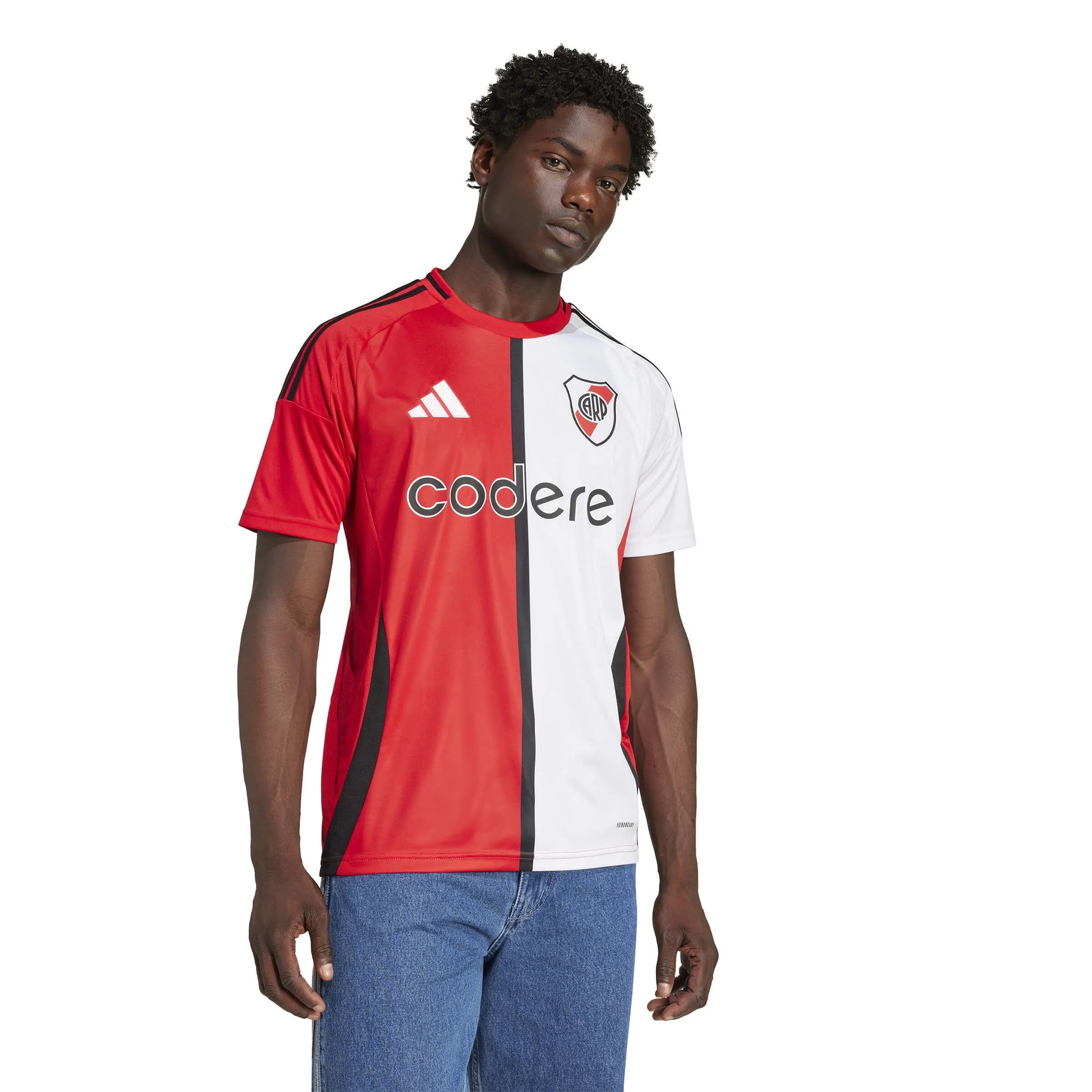 adidas 2024-25 River Plate Men's Stadium Third Soccer Jersey (Model - Front)