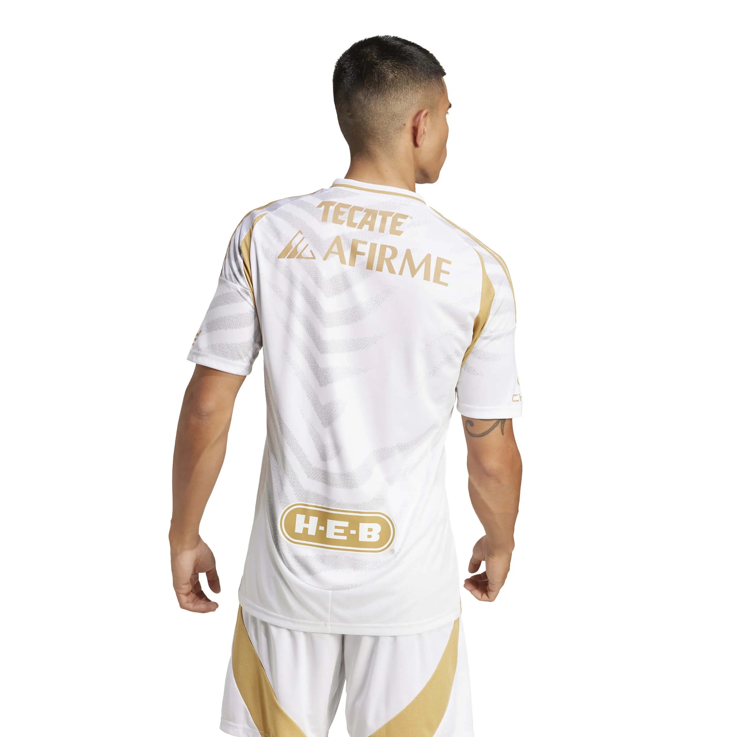 adidas 2024-25 Tigres Men's Stadium Third Jersey (Model - Back)