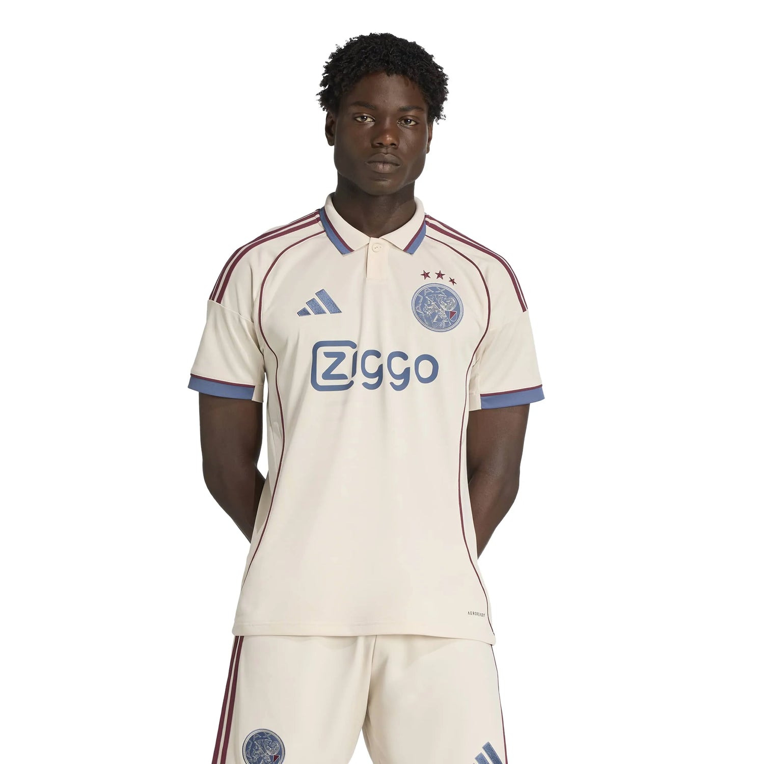 adidas 2025-26 Ajax Men's Stadium Third Soccer Jersey (Model - Front)