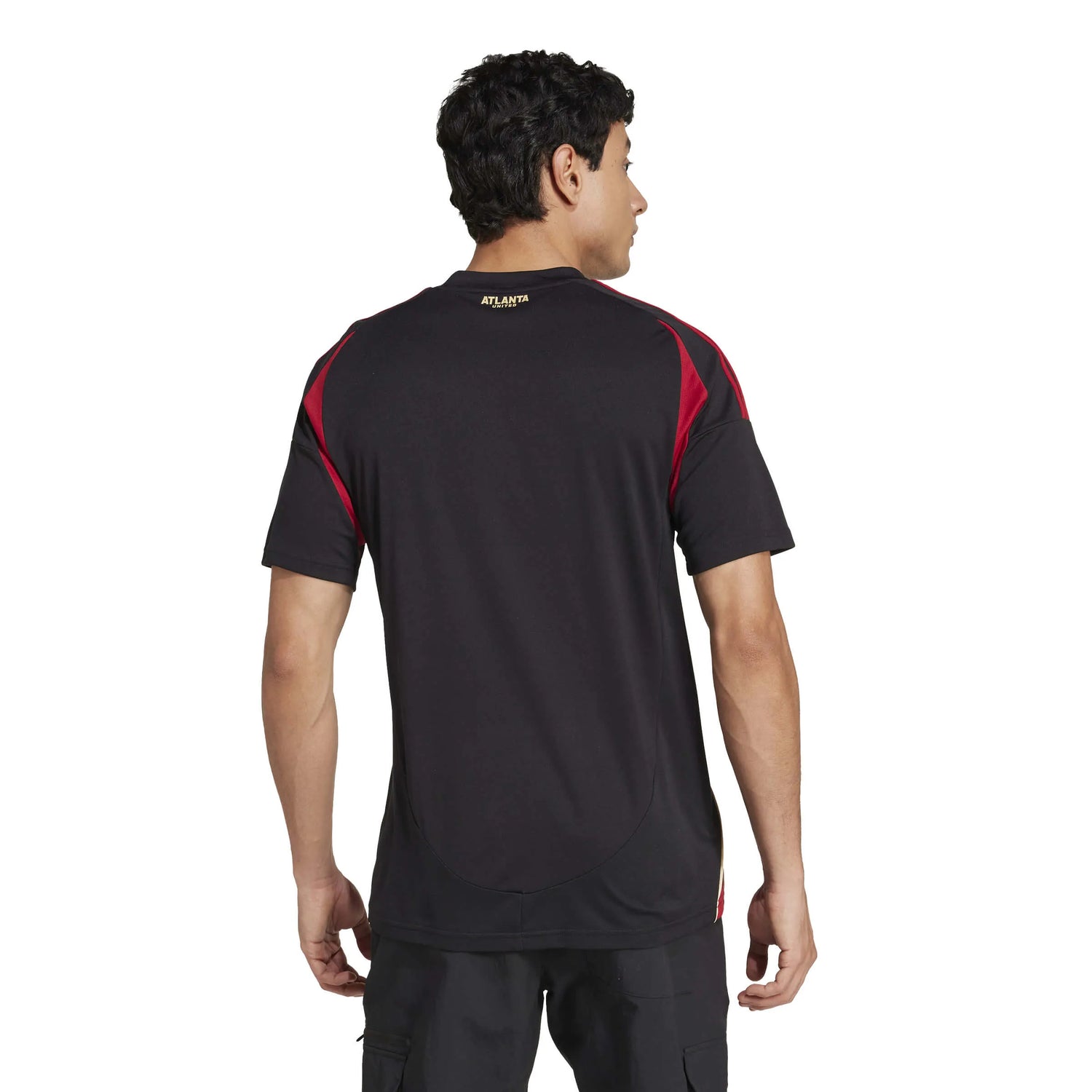 adidas 2025-26 Atlanta United Men's Stadium Home Soccer Jersey (Model - Back)