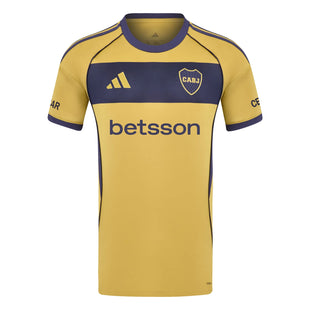adidas 2025-26 Boca Juniors Men's Stadium Away Soccer Jersey (Front)