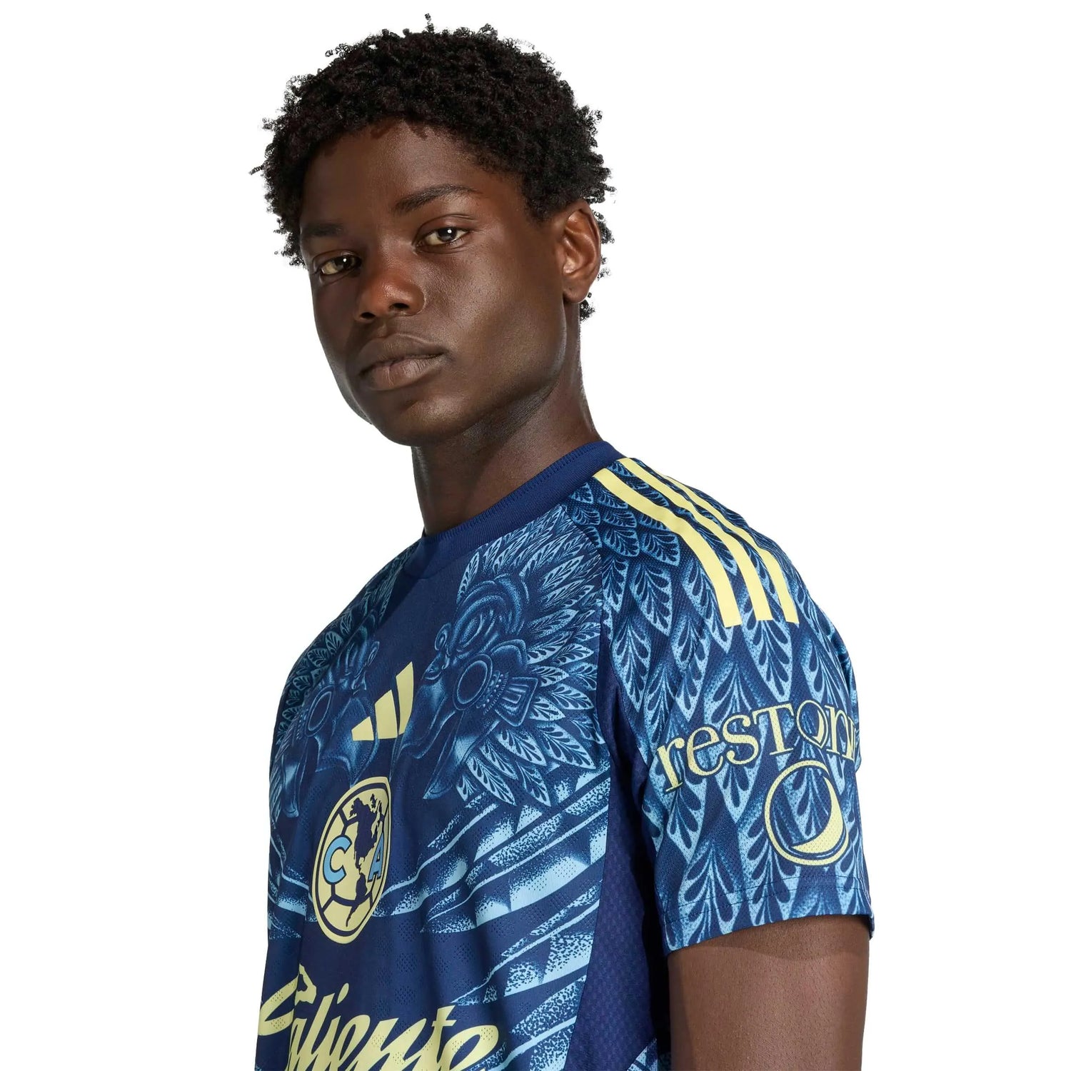 adidas 2025-26 Club America Men's Authentic Away Soccer Jersey (Detail 1)