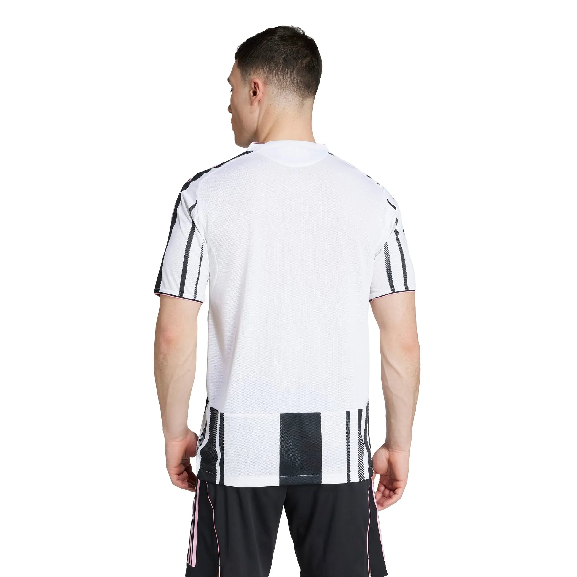 adidas 2025-26 Juventus Men's Authentic Home Soccer Jersey (Model - Back)