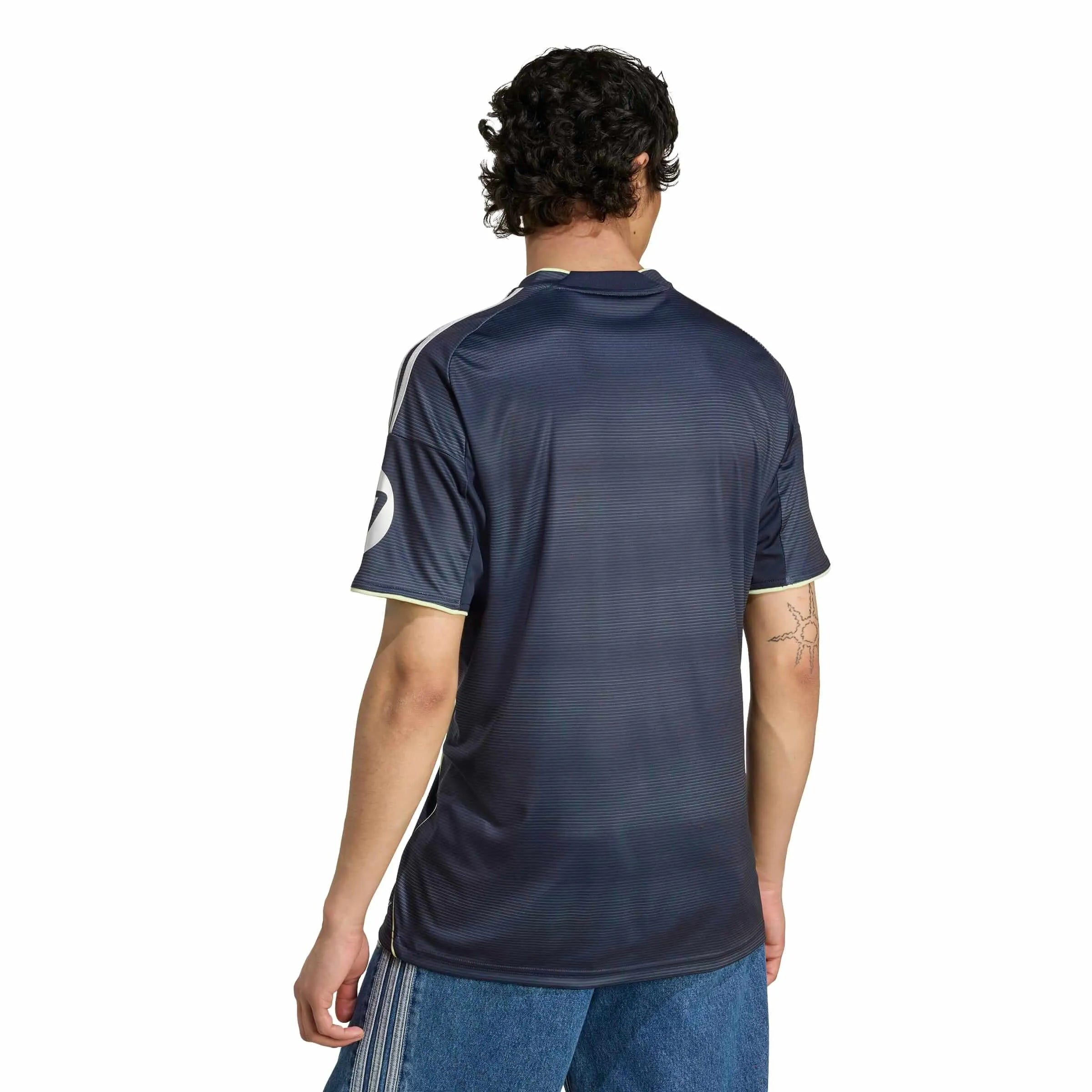 adidas 2025-26 Real Madrid Men's Stadium Away Soccer Jersey (Model - Back)