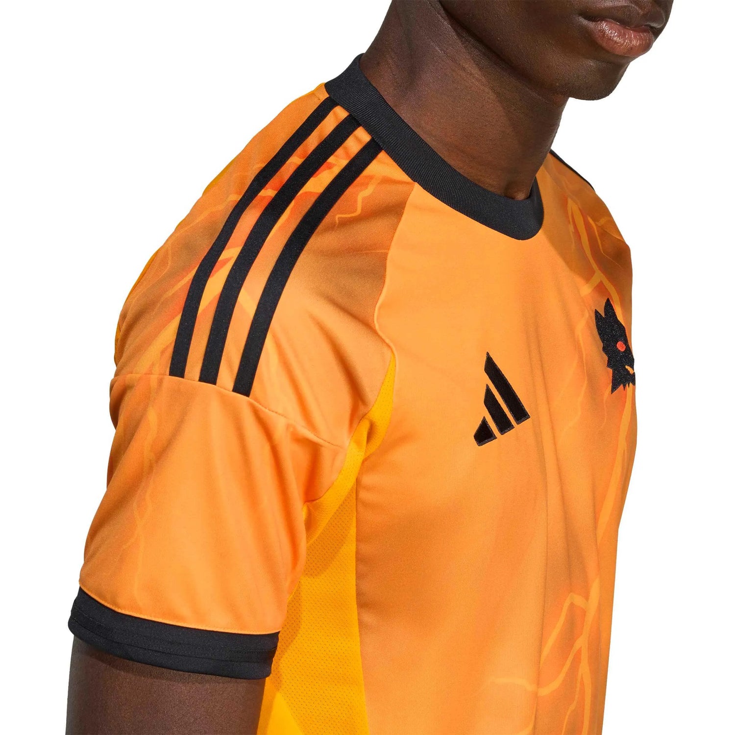 adidas 2025-26 Roma Men's Stadium Away Soccer Jersey (Detail 2)