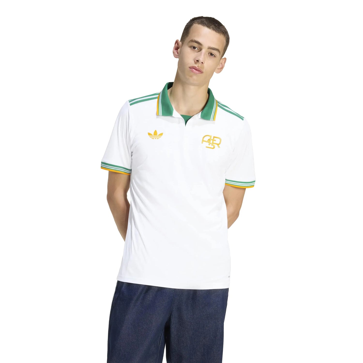 adidas 2025-26 Roma Men's Stadium Third Soccer Jersey (Model - Front)
