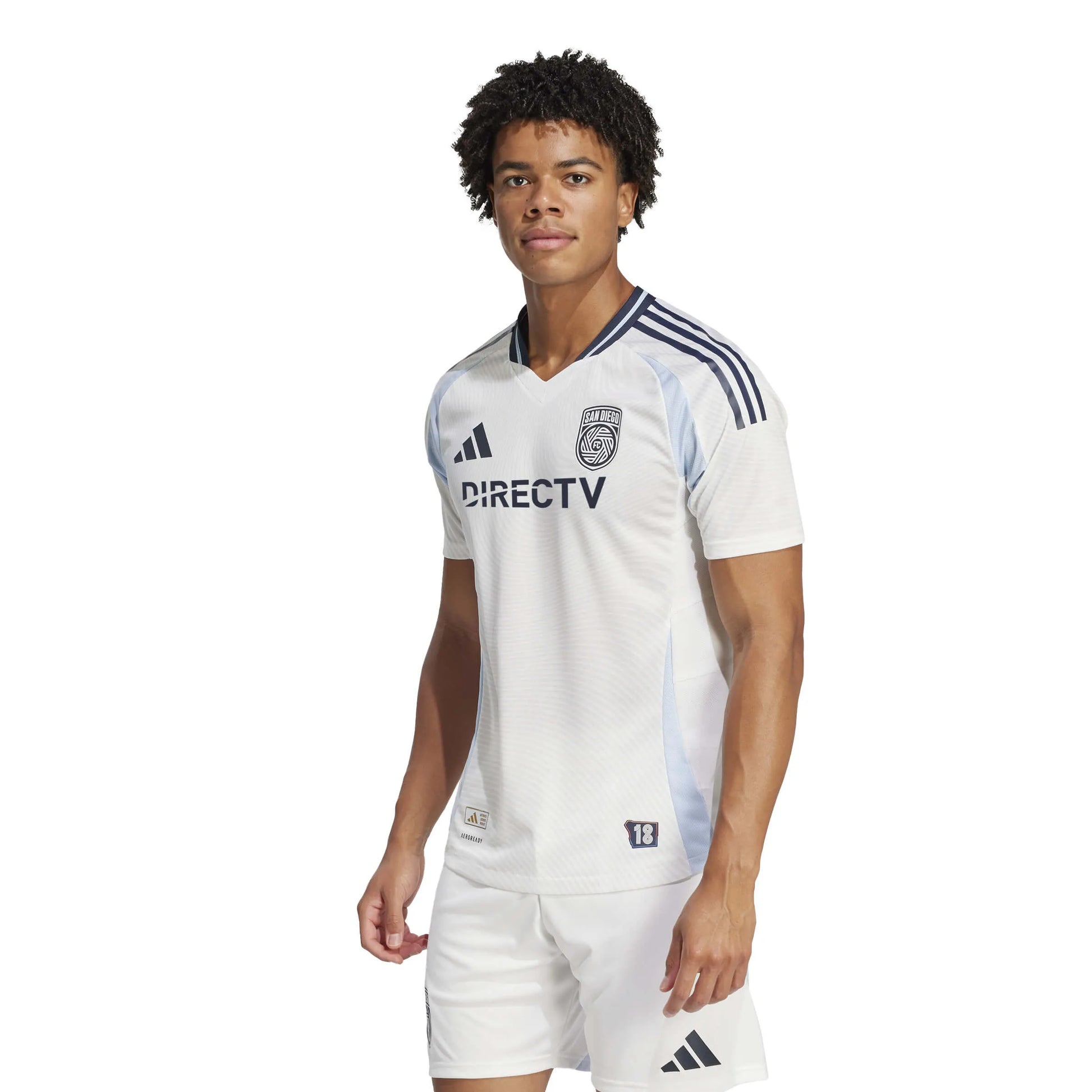 adidas 2025-26 San Diego Men's Authentic Away Soccer Jersey (Model - Front)