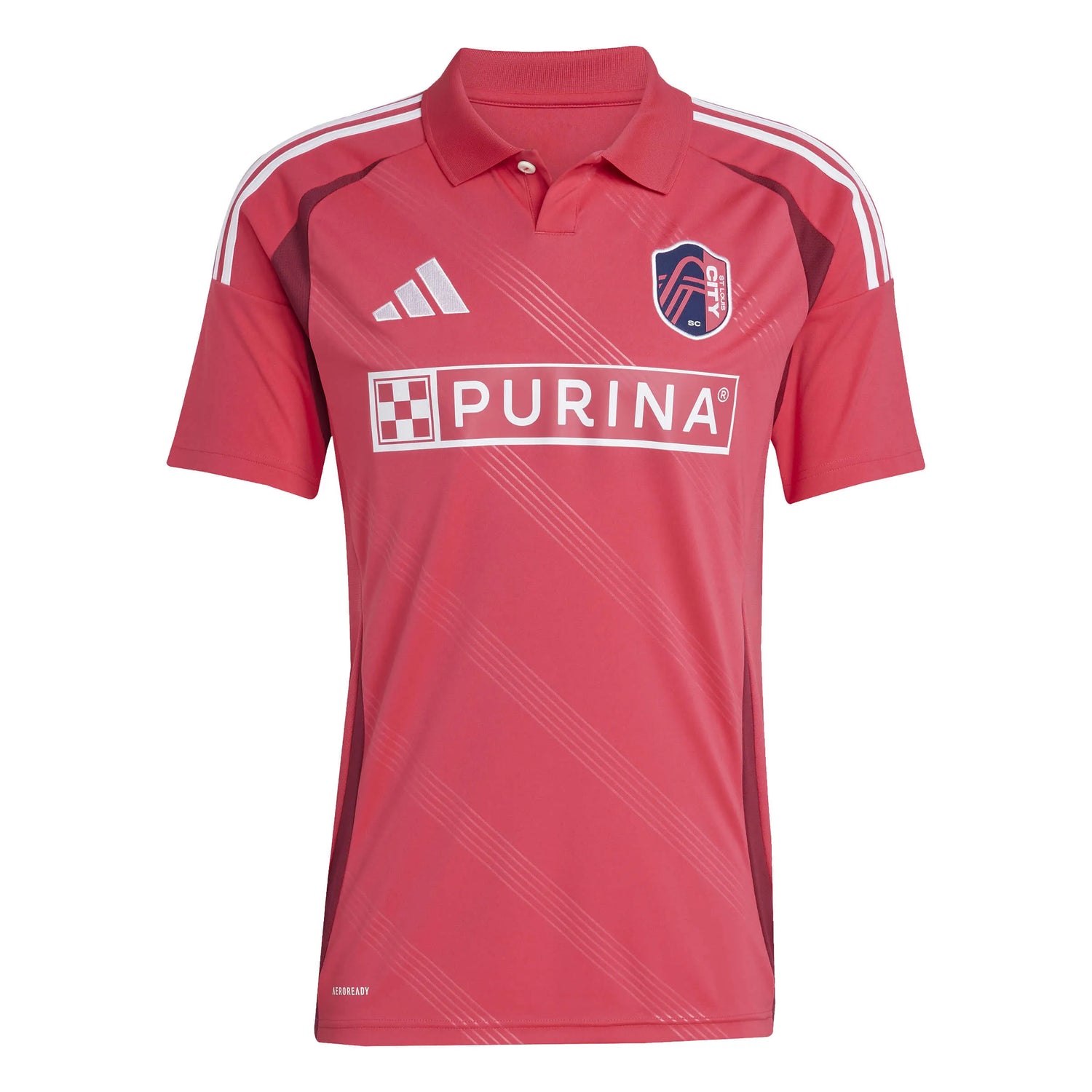 adidas 2025-26 St. Louis City Men's Stadium Home Soccer Jersey (Front)