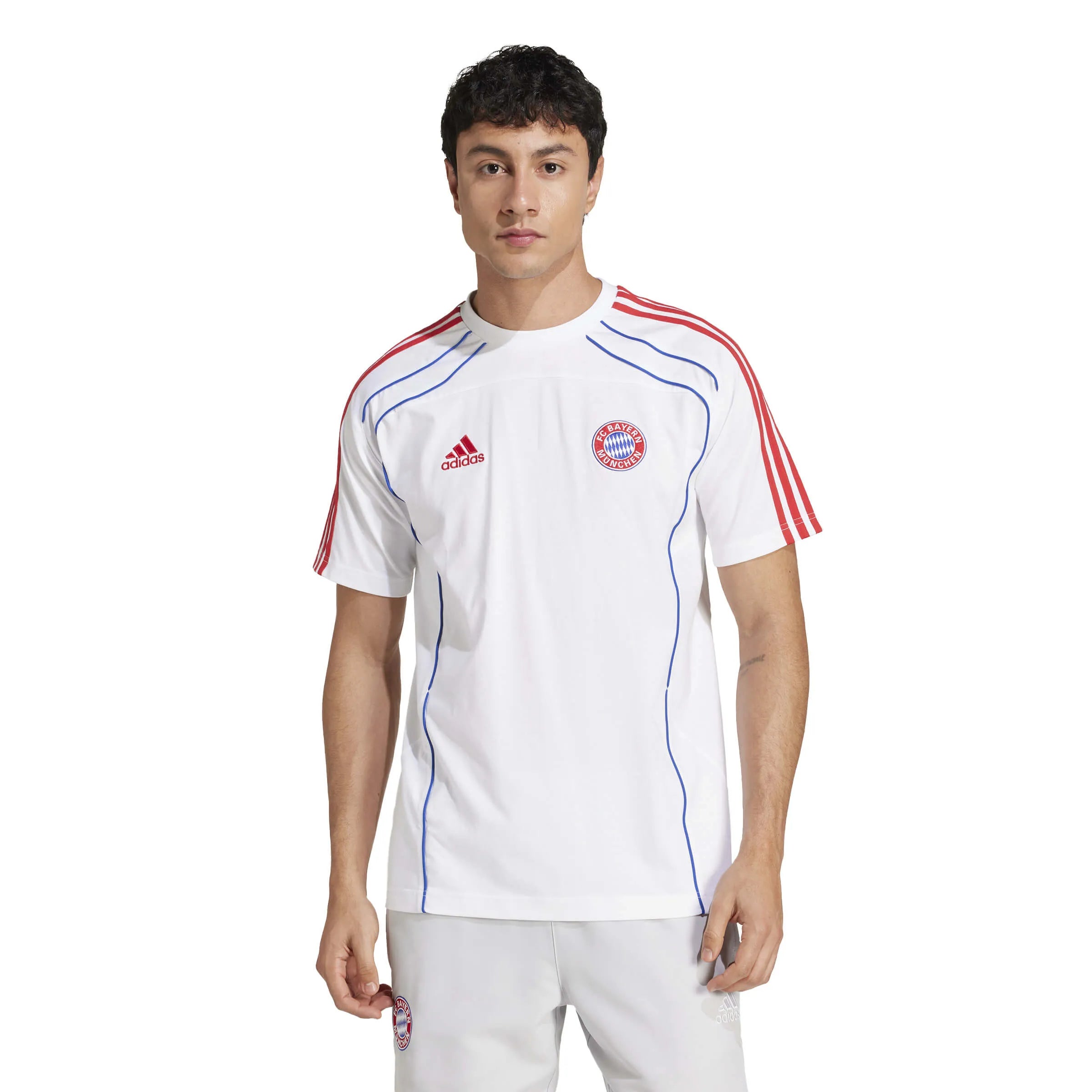 adidas 2025 Bayern Munich Men's UBP Tee (Model - Front)