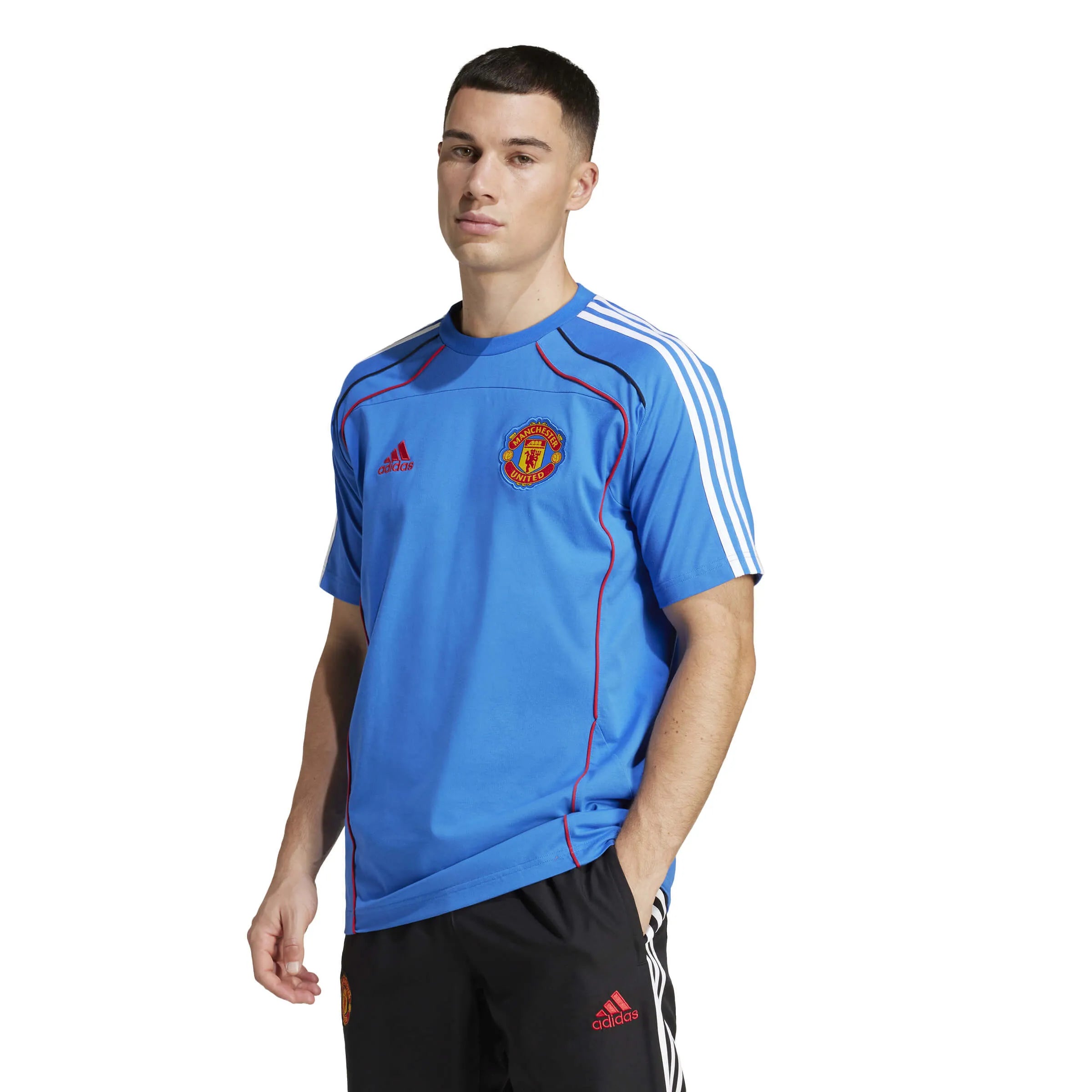 adidas 2025 Manchester United Men's UBP Tee (Model - Front)