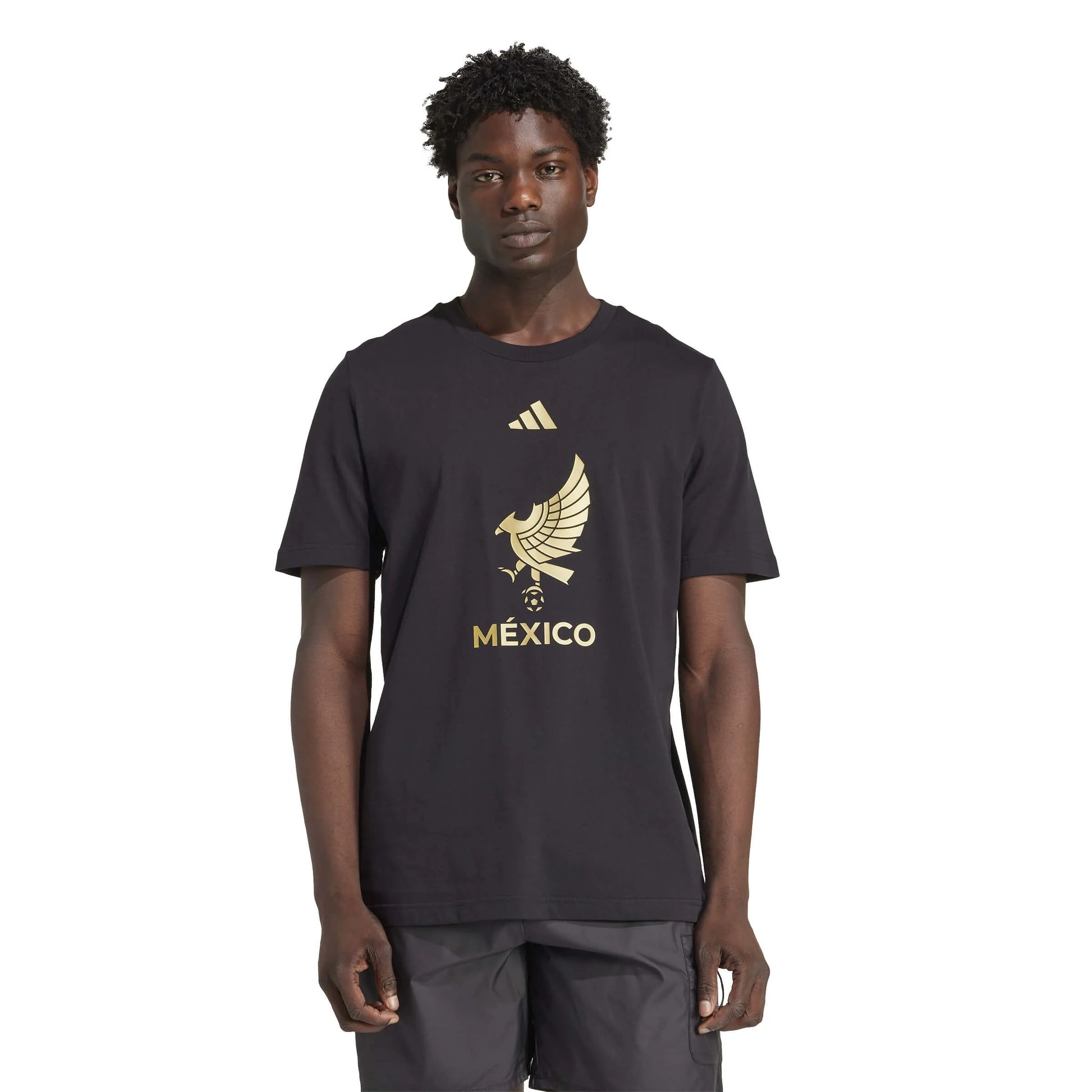 adidas 2025 Mexico Men's De Oro DNA Tee (Model - Front)
