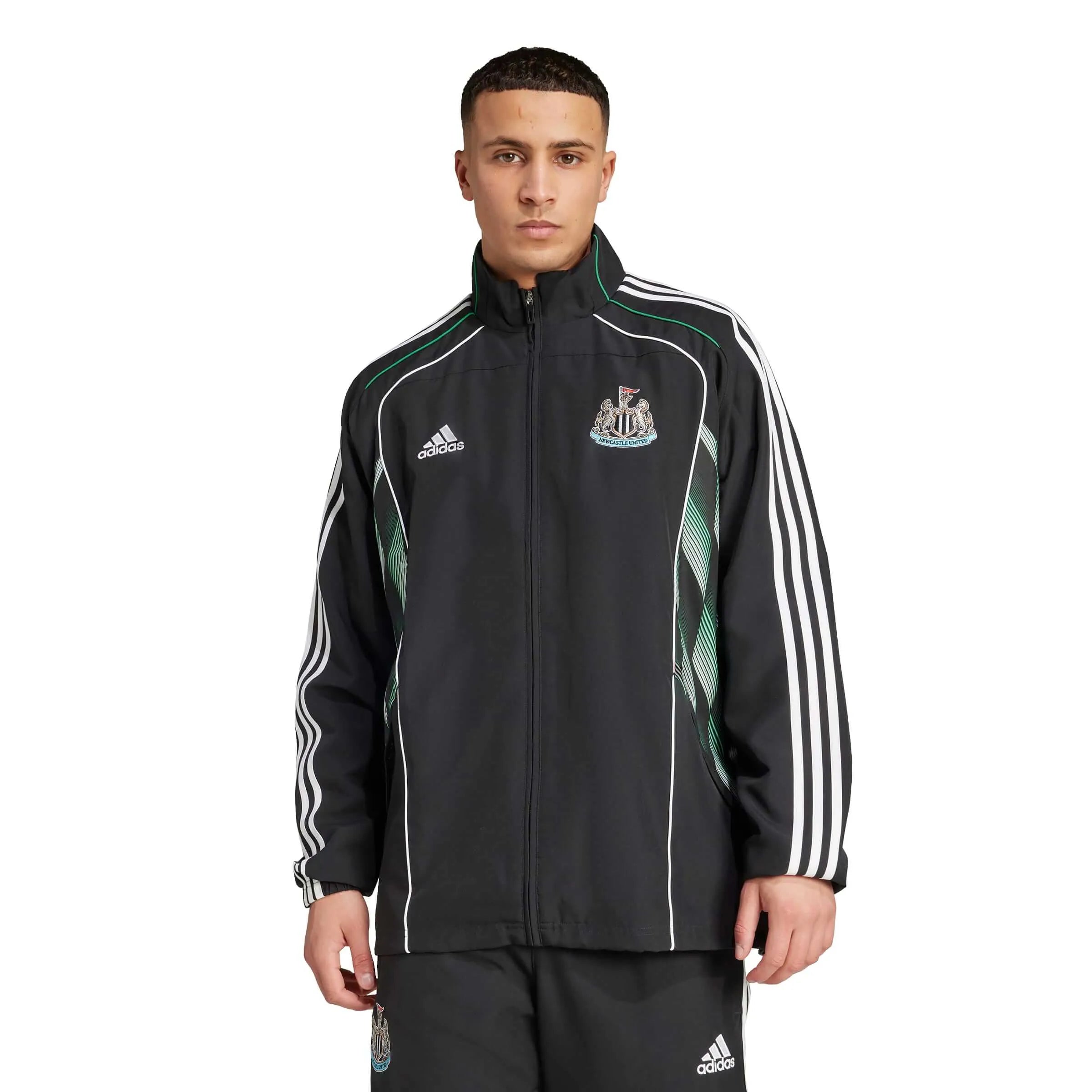 adidas 2025 Newcastle Men's UBP Track Top (Model - Front)