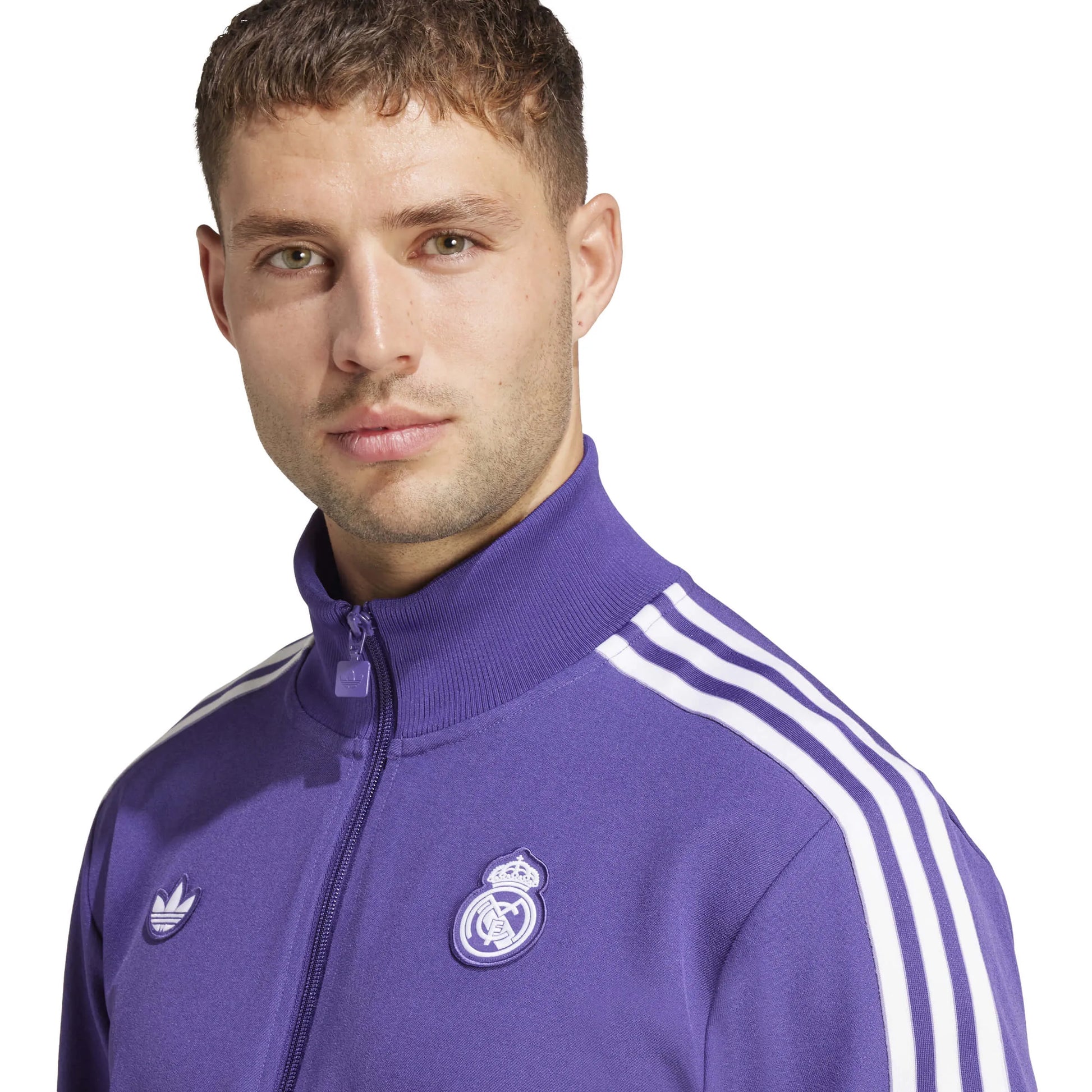adidas 2025 Real Madrid Men's Icon Track Top (Detail 1)