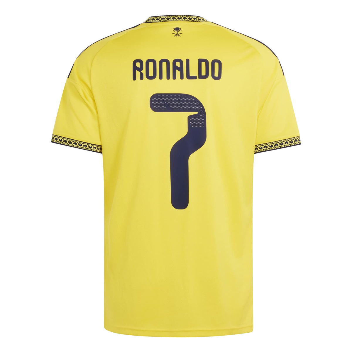 adidas 2026-27 Al Nassr Men's Stadium Home Ronaldo #7 Soccer Jersey (Back)