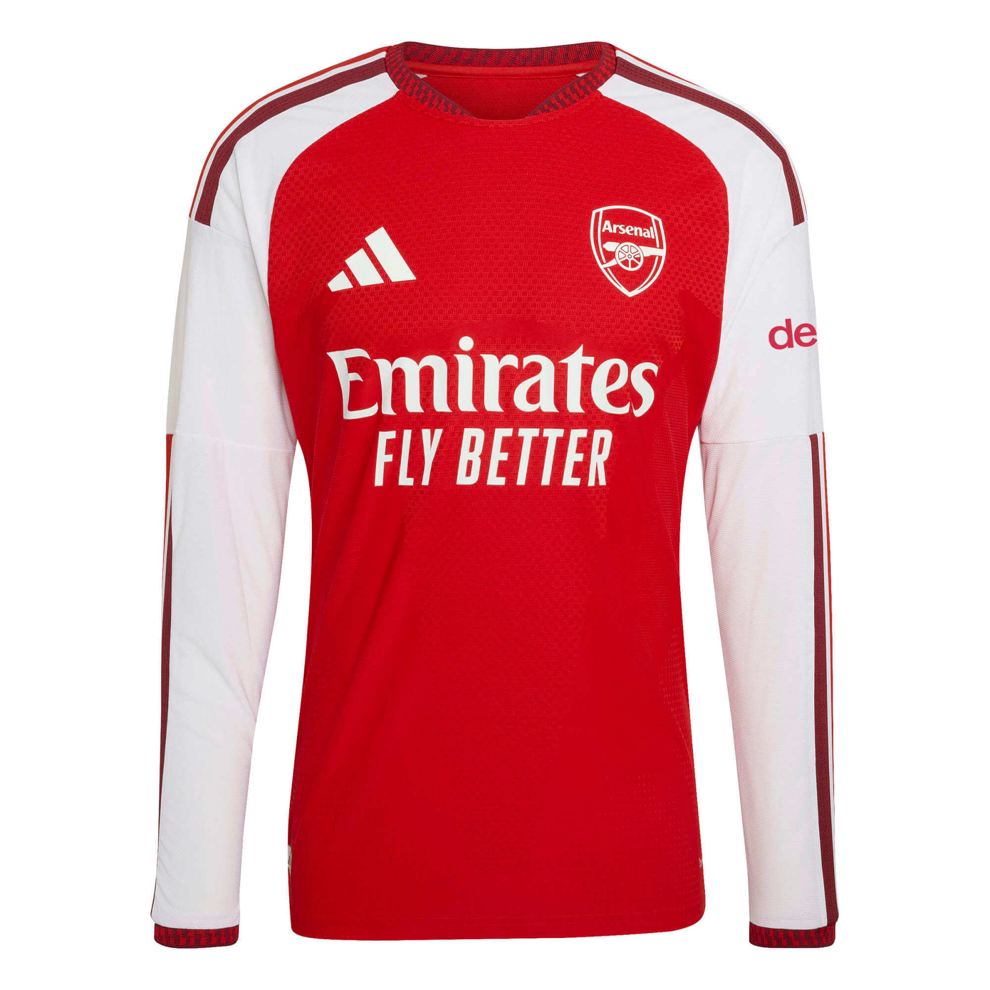 adidas 2026-27 Arsenal Men's Authentic Home Long-Sleeve Soccer