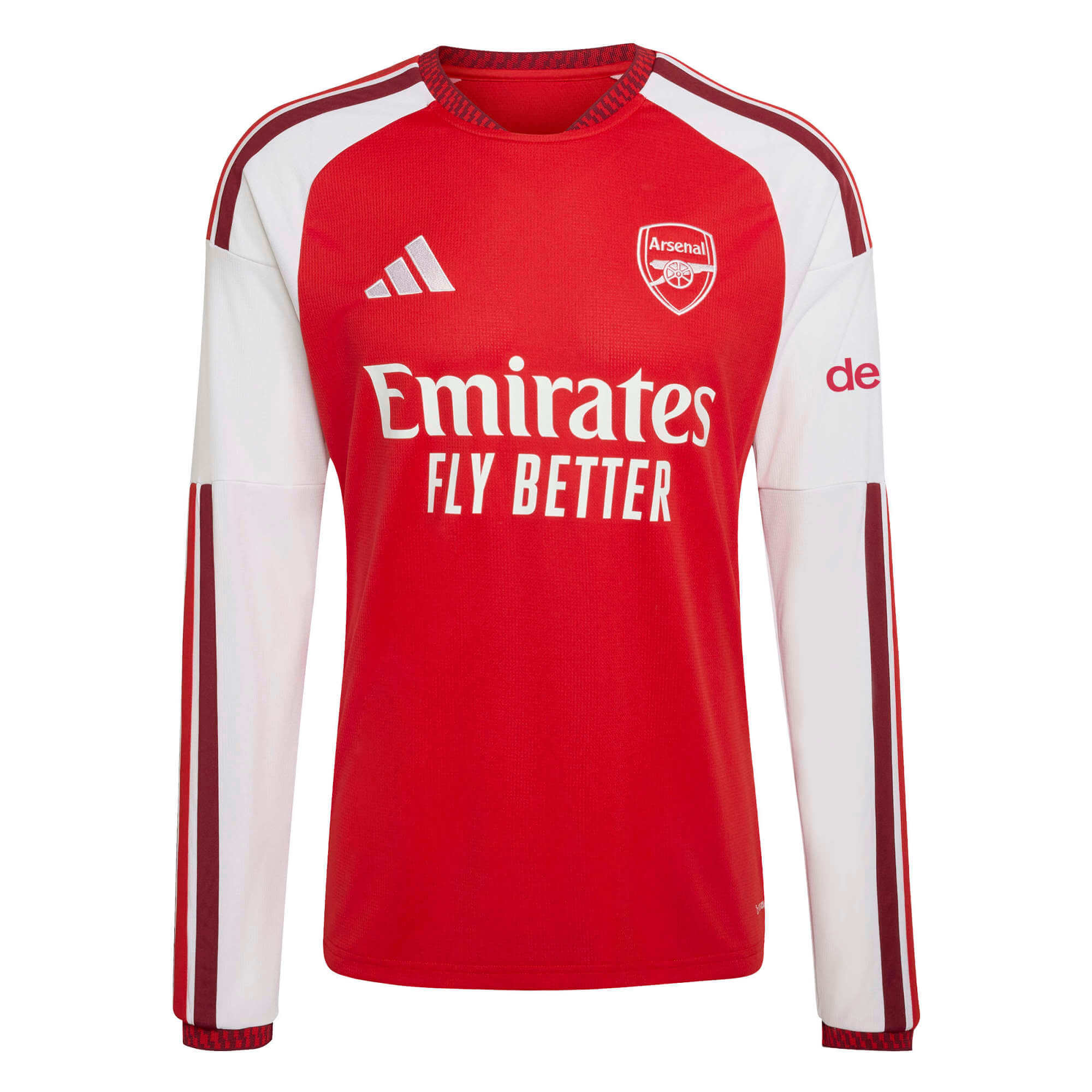adidas 2026-27 Arsenal Men's Stadium Home Long-Sleeve Soccer