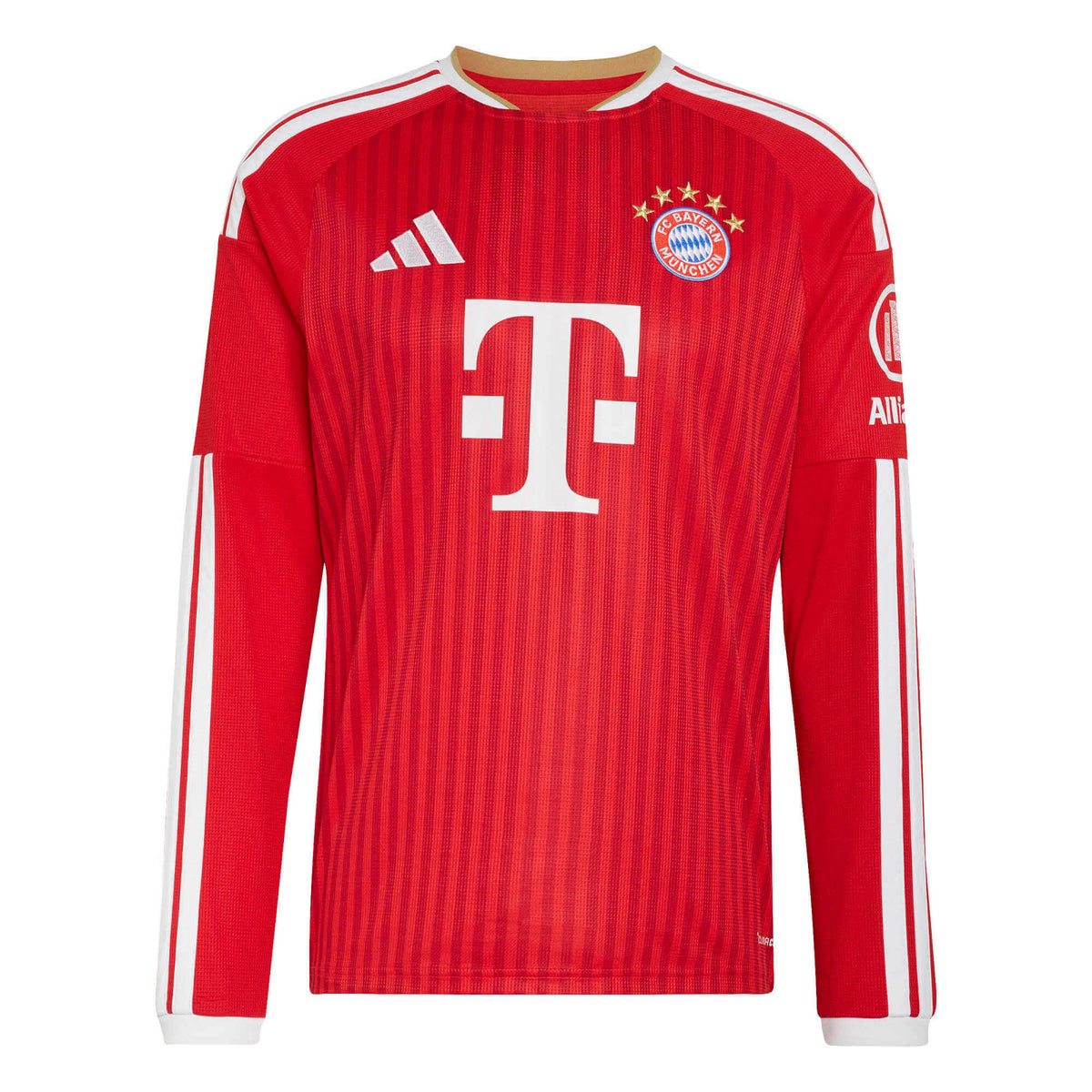 adidas 2026-27 Bayern Munich Men's Stadium Home Long-Sleeve Jersey (Front)