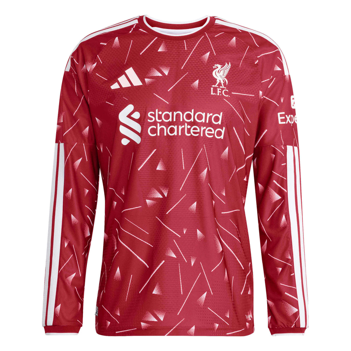 adidas 2026-27 Liverpool Men's Authentic Home Long-Sleeve Soccer Jersey