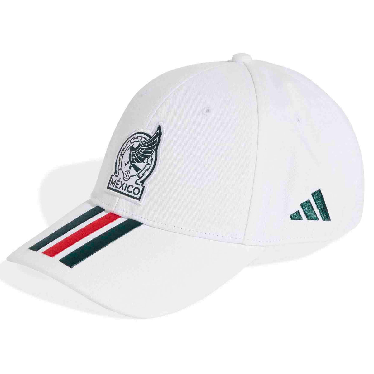 adidas 2026 Mexico Baseball Cap 3 Stripes (Lateral - Front)
