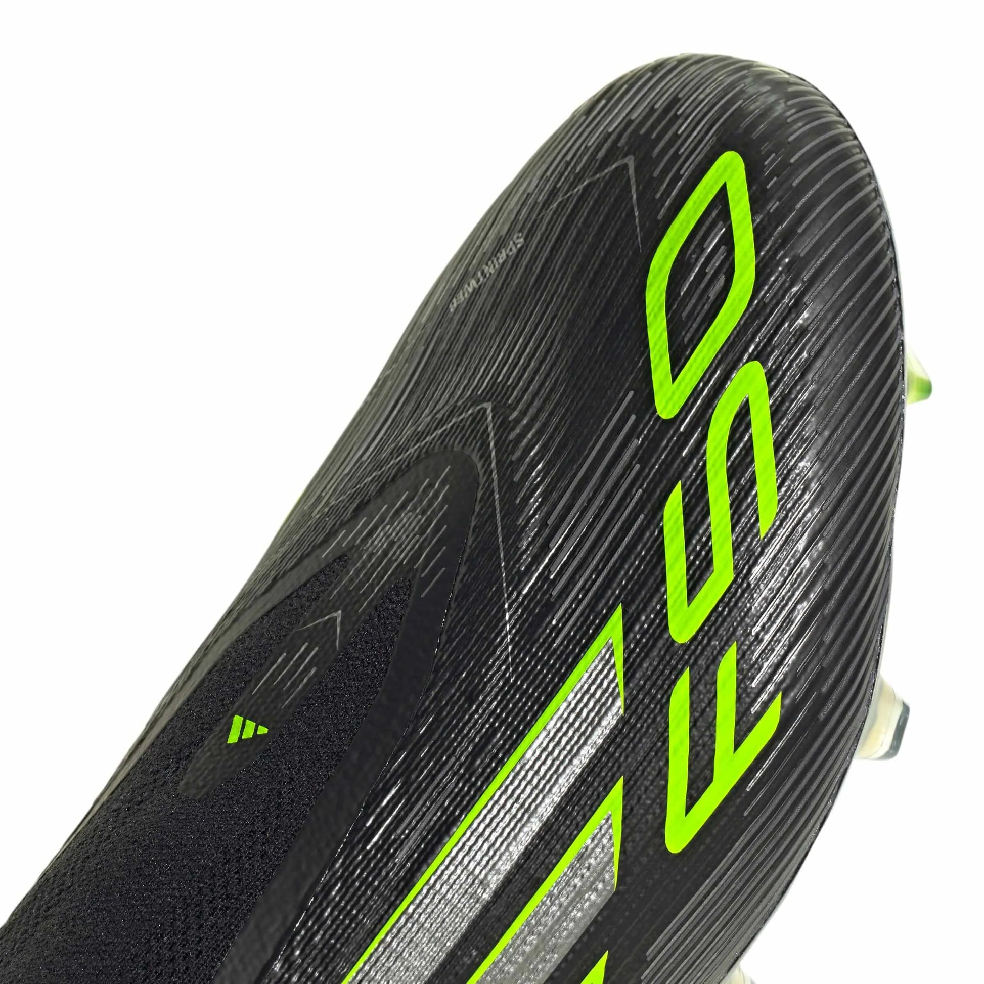 adidas F50 Elite Laceless Firm Ground Soccer Cleats - Electric Stealth Pack (FA25) (Detail 1)