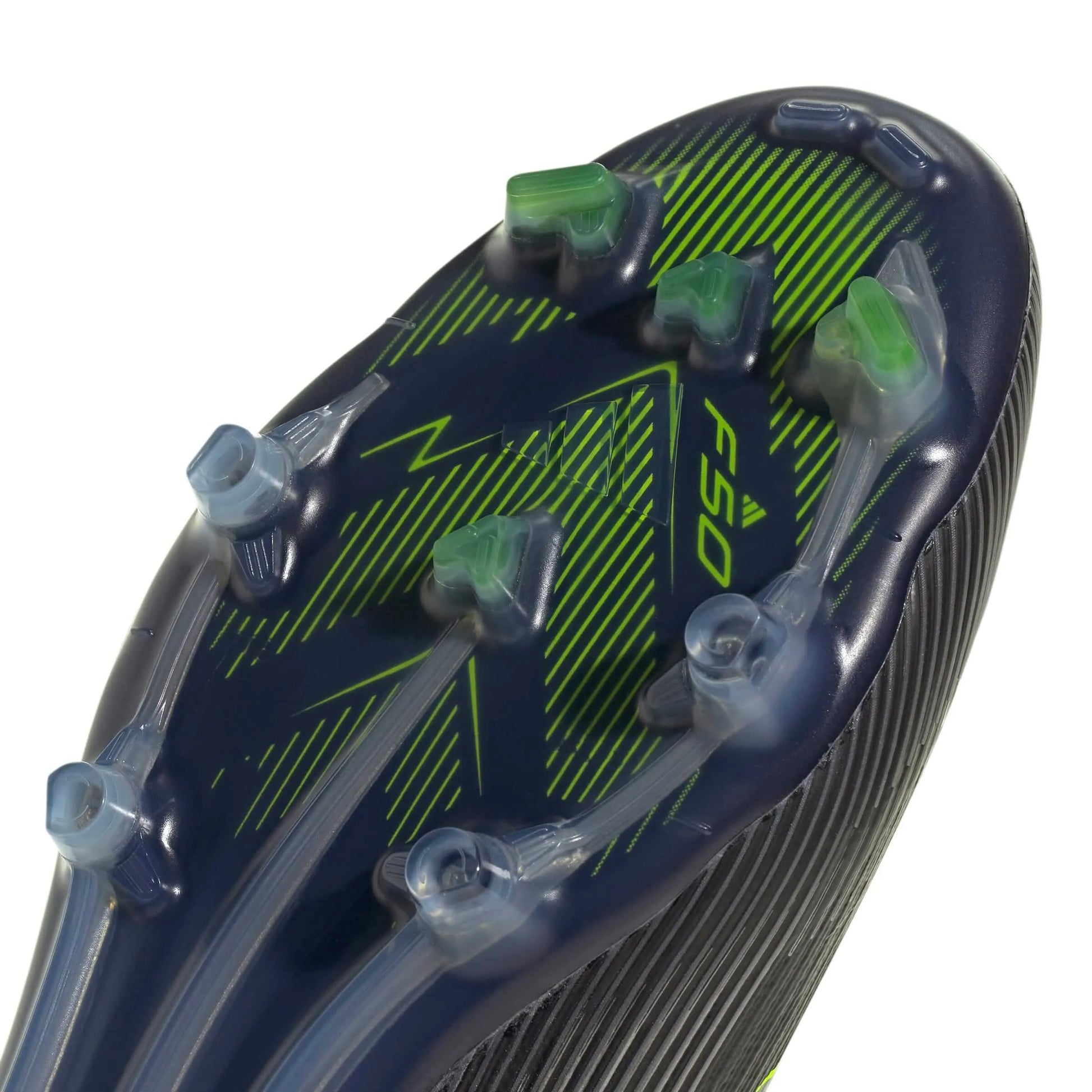 adidas F50 Elite Laceless Firm Ground Soccer Cleats - Electric Stealth Pack (FA25) (Detail 2)