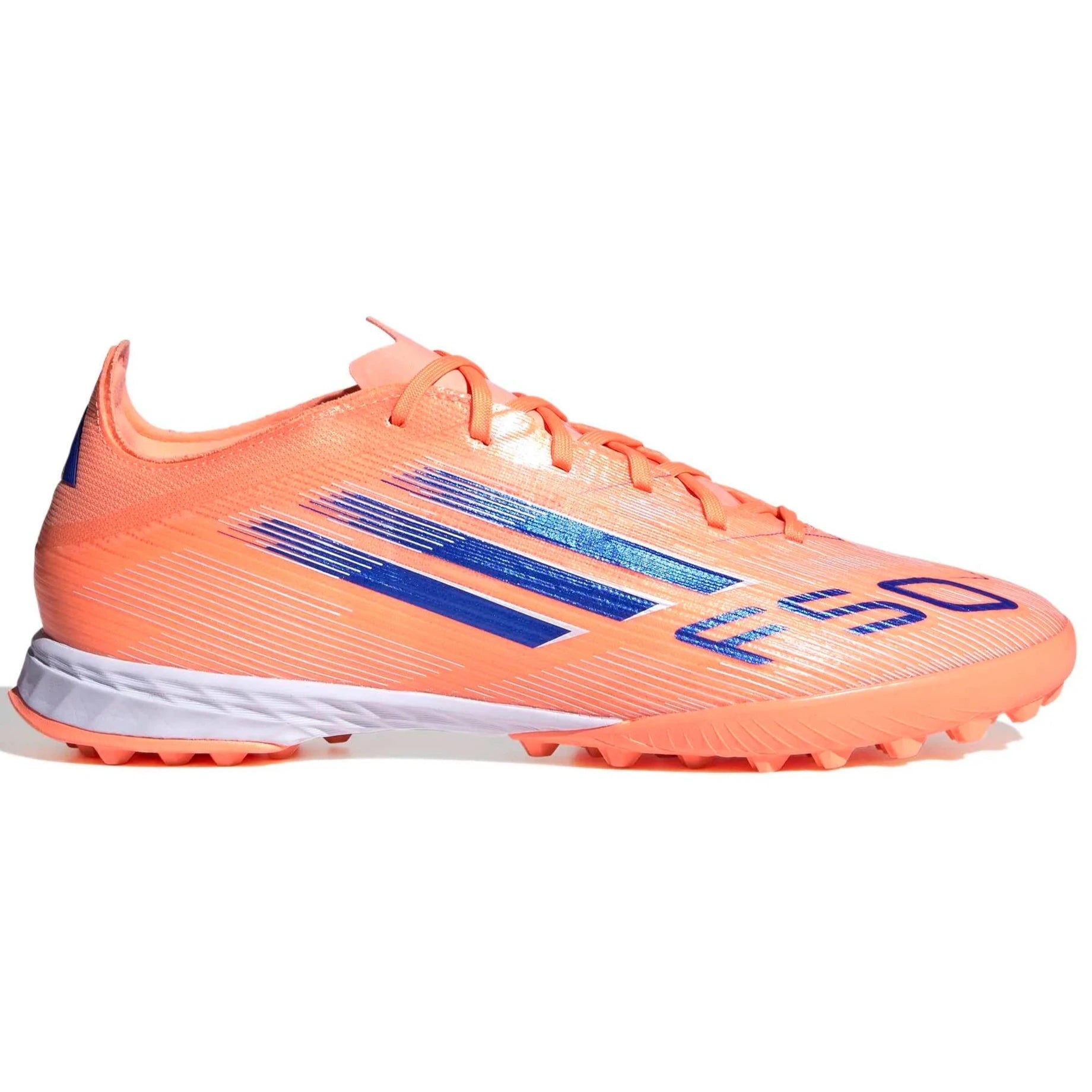 adidas F50 Pro Turf Soccer Shoes - Coral Blaze Pack (FA25) (Side 1)