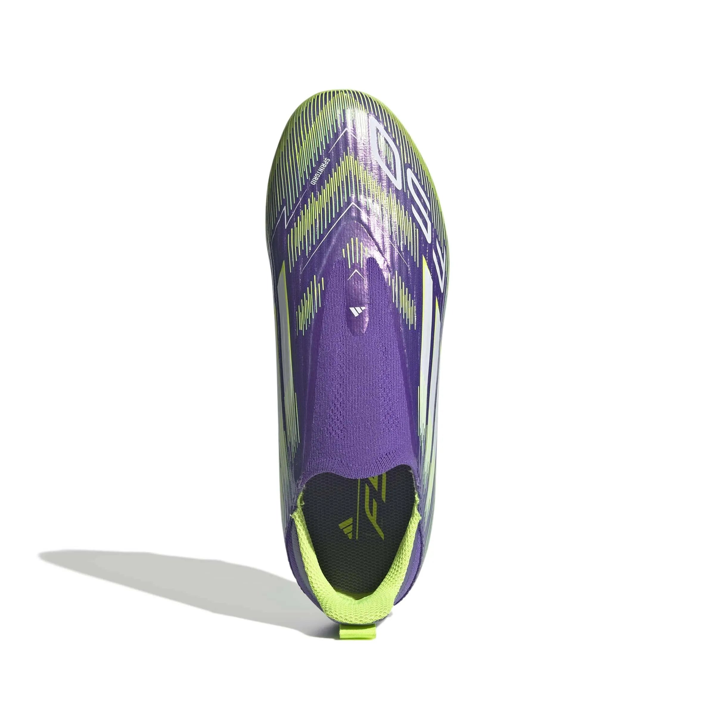 adidas JR F50 League Laceless Firm-Multi Ground Soccer Cleats - Radiant Blaze Pack (FA25) (Top)