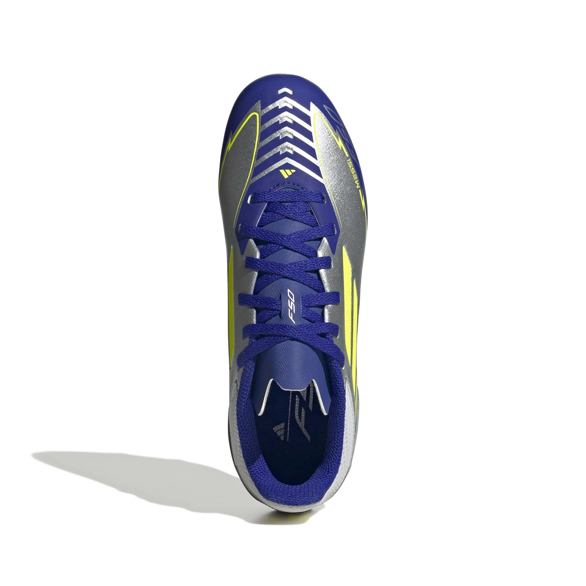 adidas JR F50 League Messi Firm-Multi Ground Soccer Cleats - MP1 Pack (SP25) (Top)