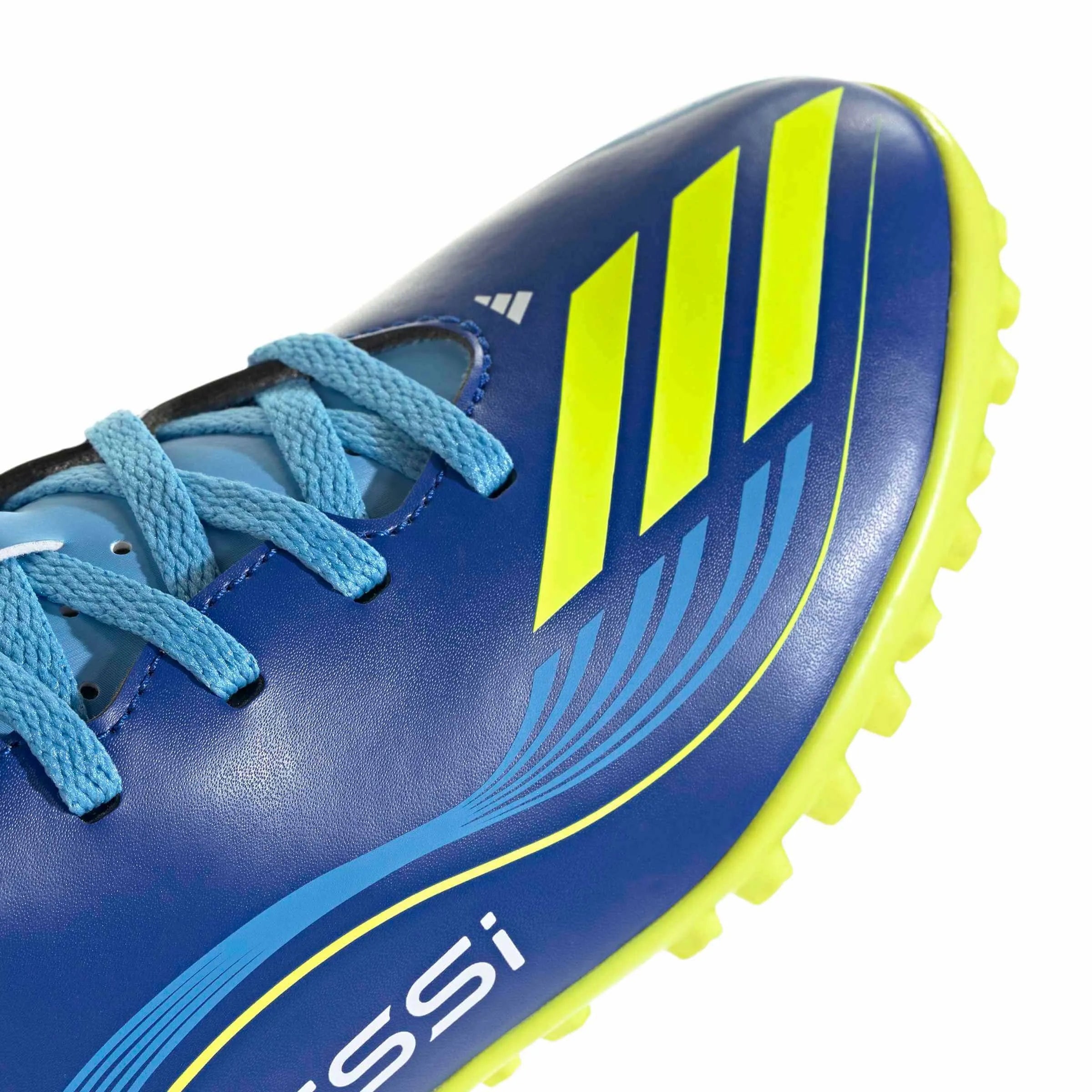 adidas Kids F50 Messi Club Turf Soccer Shoes - Messi Vision Pack (FA25) (Detail 1)