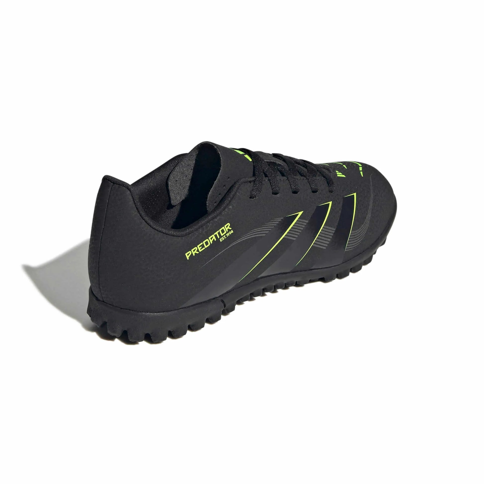 adidas Kids Predator Club Turf Soccer Shoes - Electric Stealth Pack (FA25) (Lateral - Back)