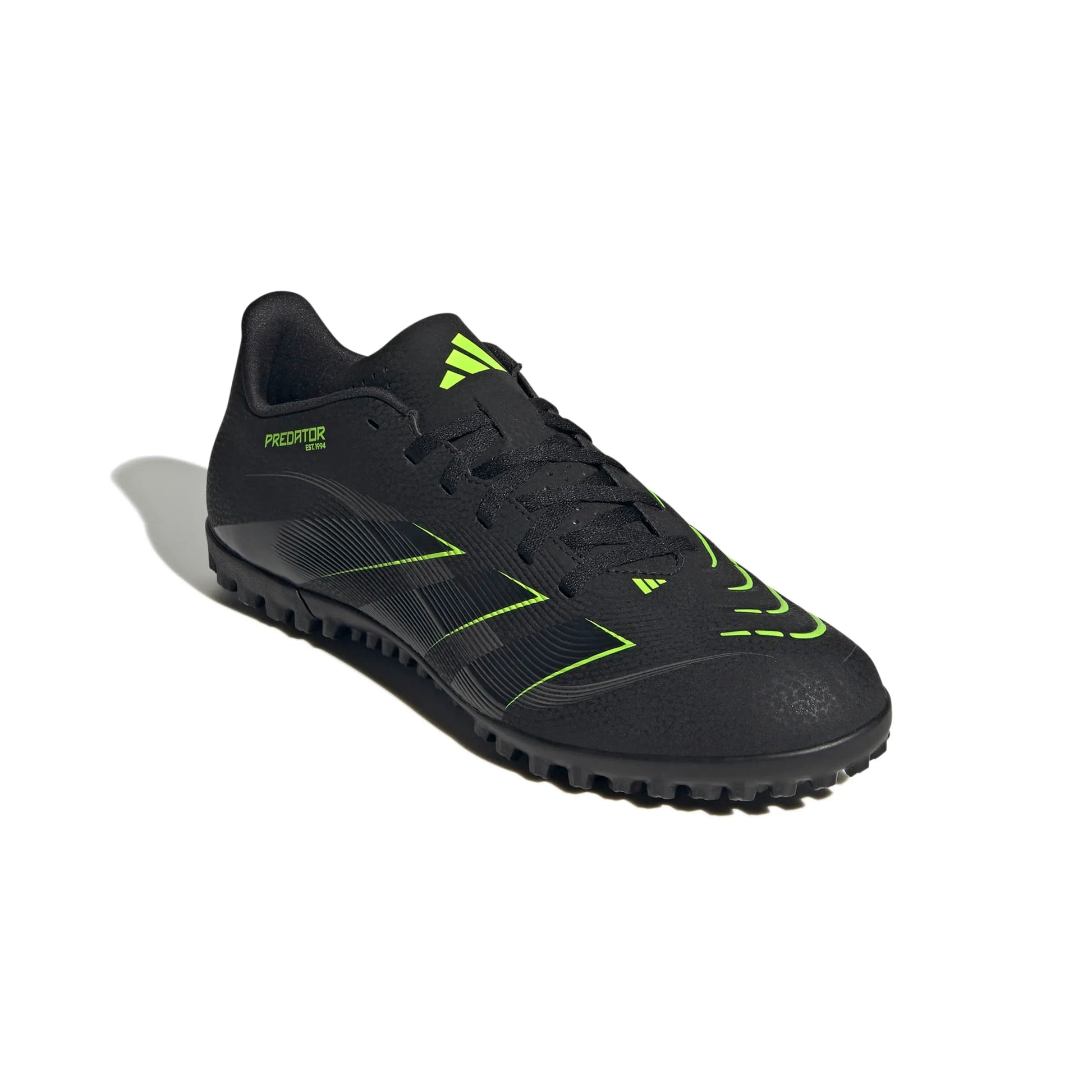 adidas Predator Club Turf Soccer Shoes - Electric Stealth Pack (FA25) (Lateral - Front)