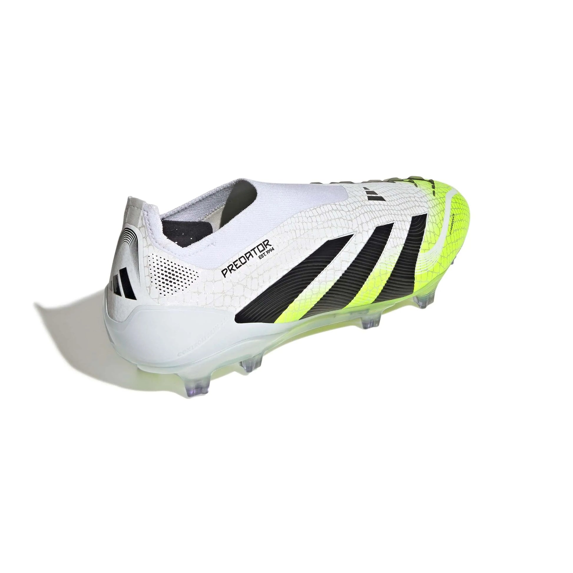 adidas Predator Elite Laceless Firm Ground Soccer Cleats - Radiant Blaze Pack (FA25) (Lateral - Back)
